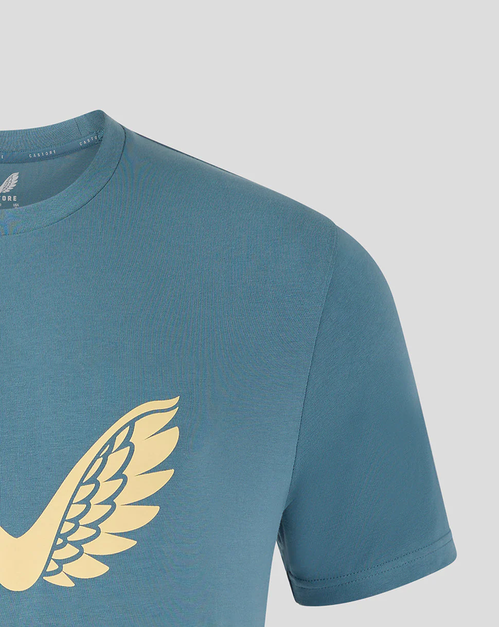 Mansfield Men's 24/25 Training Logo Tee - Light Blue