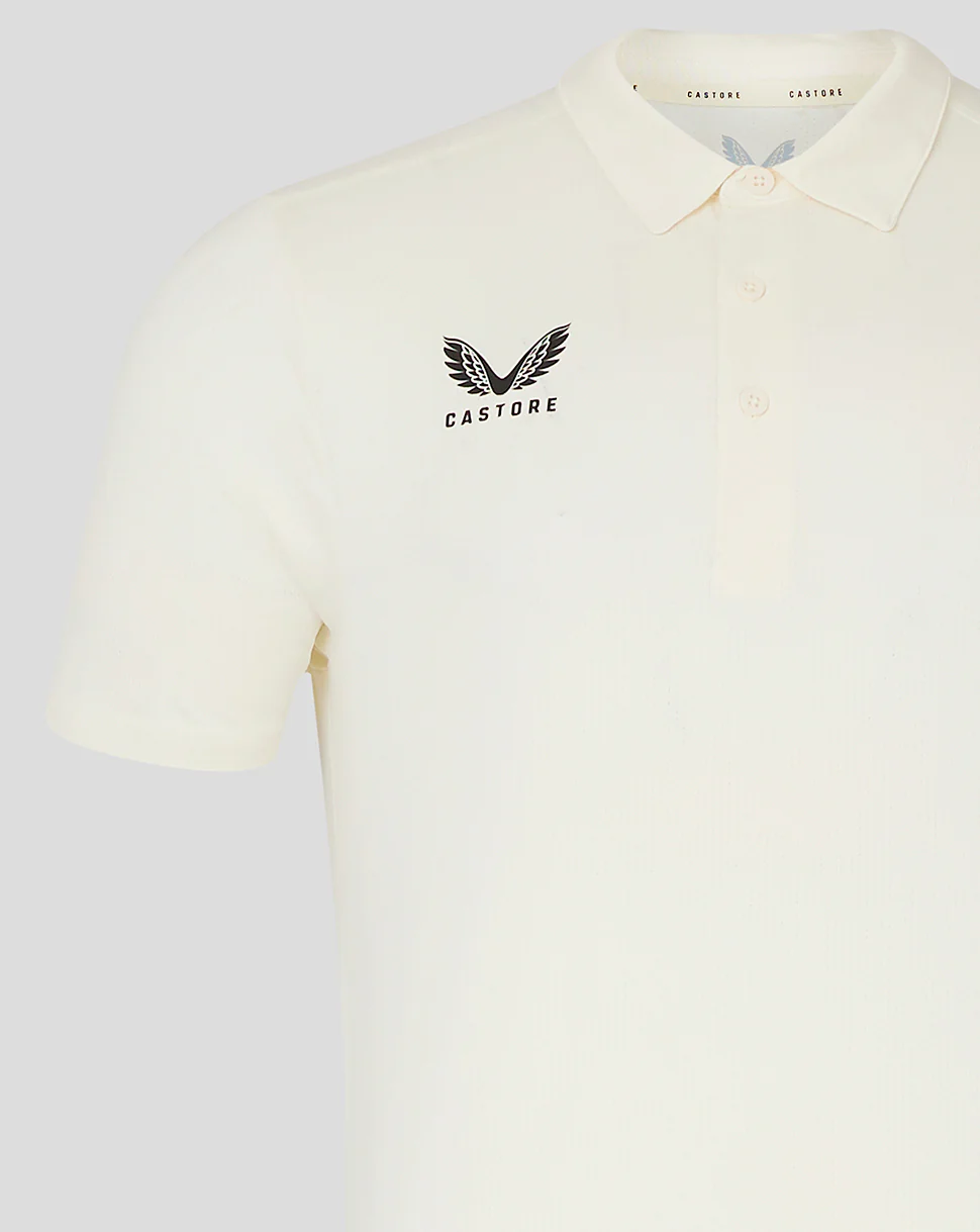 Mens Cricket Short Sleeve Tech Polo