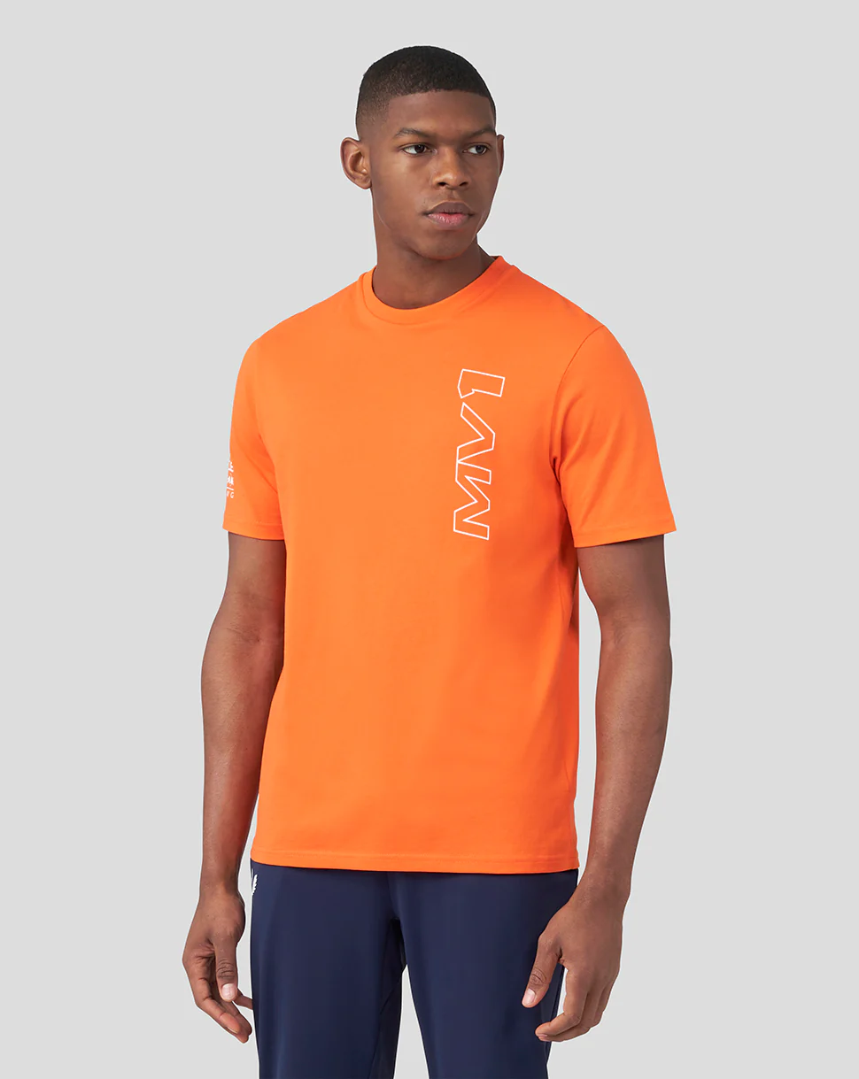 ORACLE RED BULL RACING UNISEX DRIVER MAX VERSTAPPEN T-SHIRT - EXOTIC ORANGE