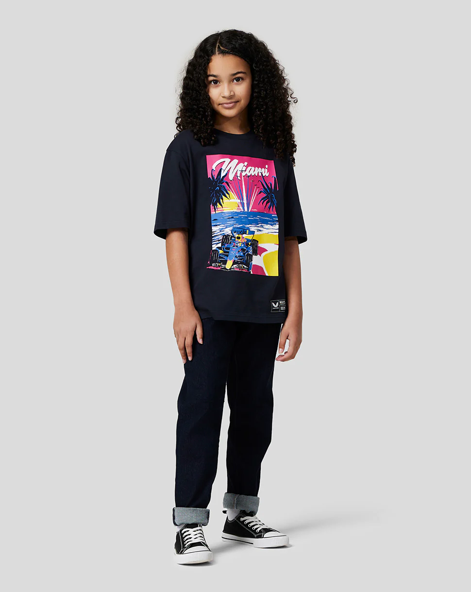 Oracle Red Bull Racing Juniors Miami Short Sleeve T-Shirt
