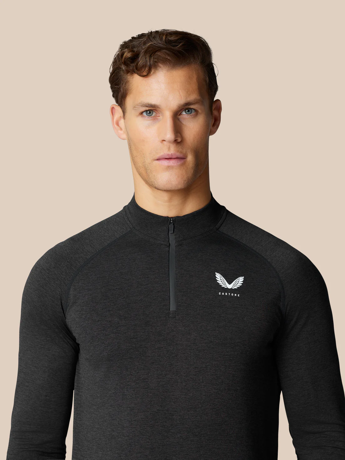 Flow Training 1/4 Zip Top - Black