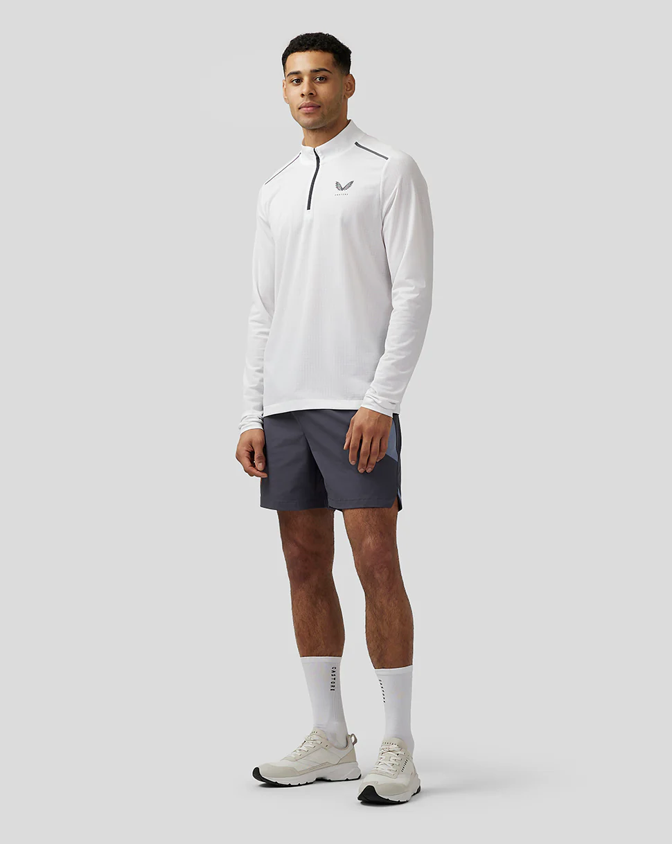 Apex Training 1/4 Zip Top - White