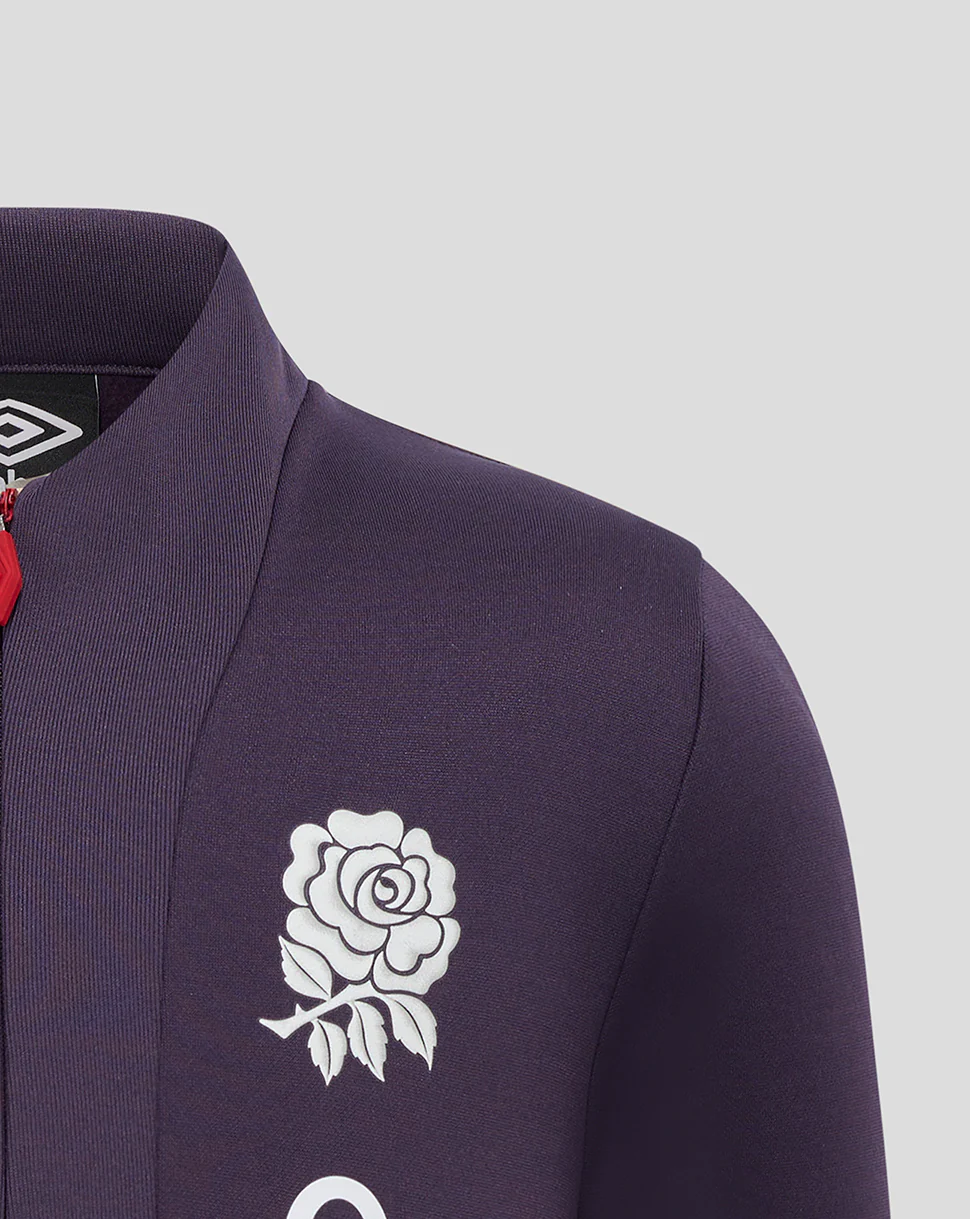 England Rugby Junior 1/2 Zip Fleece - Purple