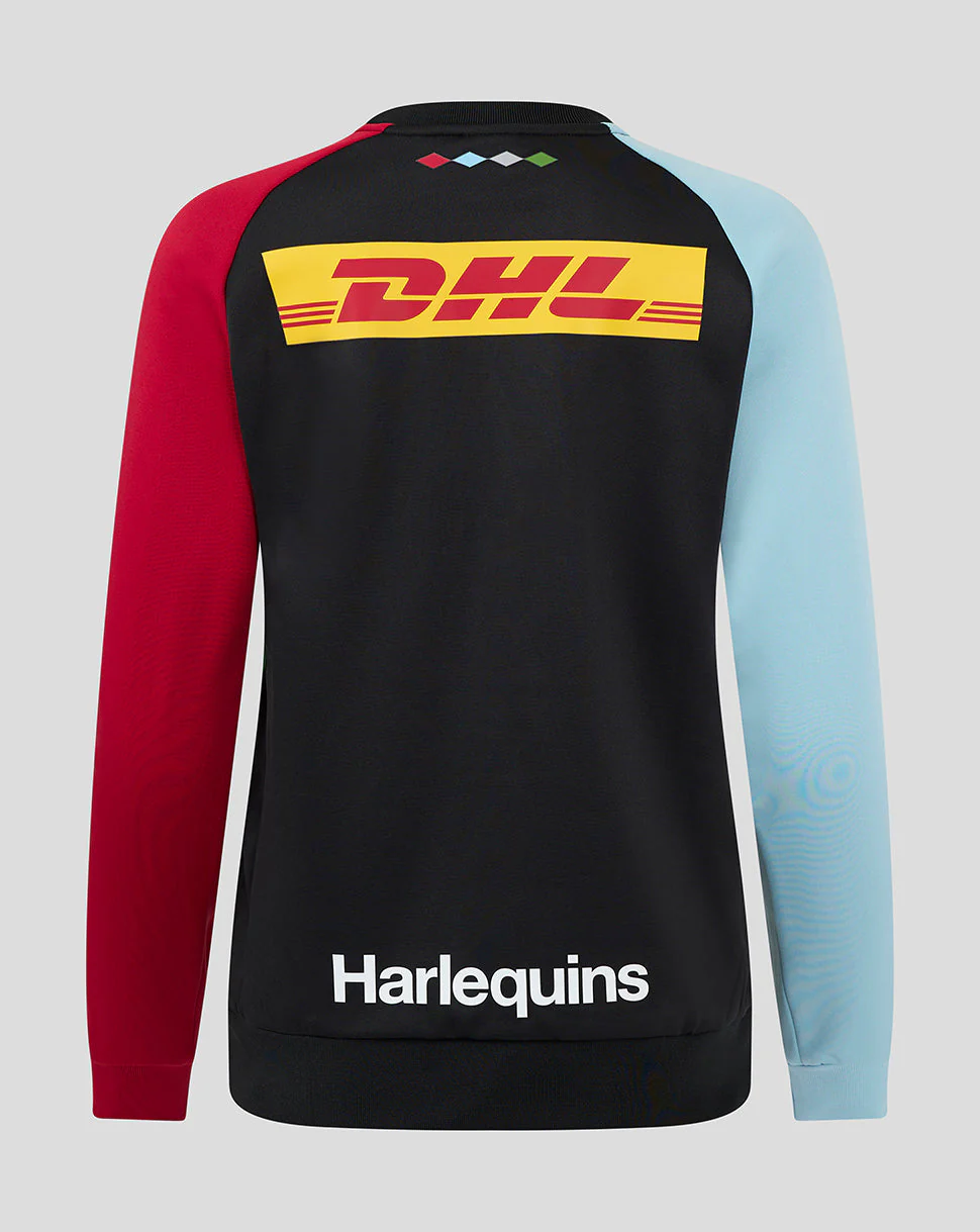 Harlequins Women's 24/25 Training Sweatshirt - Black
