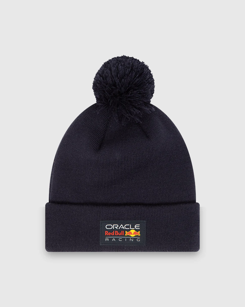 ORACLE RED BULL RACING ESSENTIAL POM BEANIE NEW ERA - NAVY