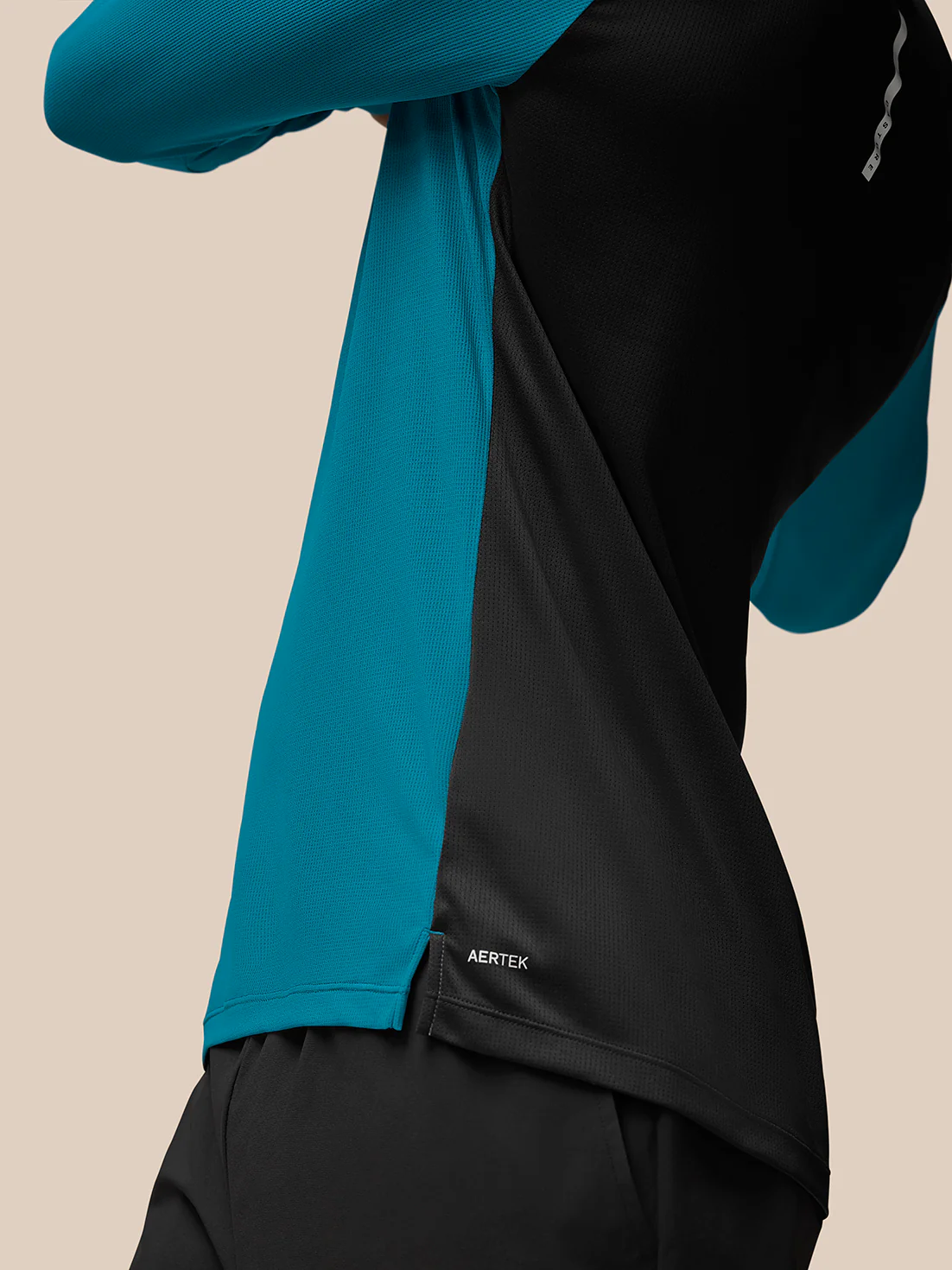 Flow Training 1/4 Zip Top - Dark Aqua