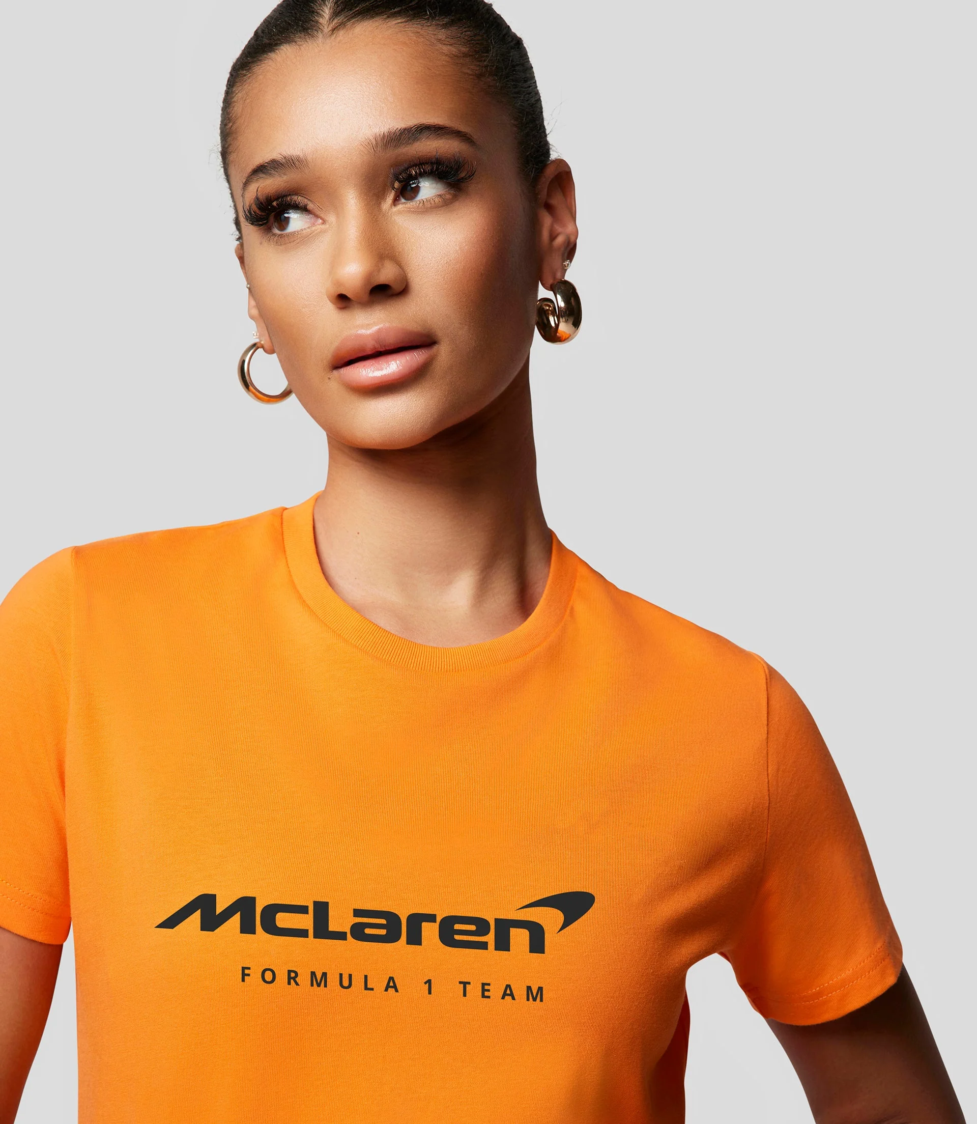 WOMENS TEAM CORE ESSENTIALS T-SHIRT - papaya