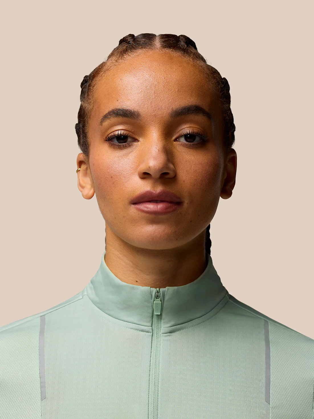 Apex Training 1/4 Zip Top- Sage