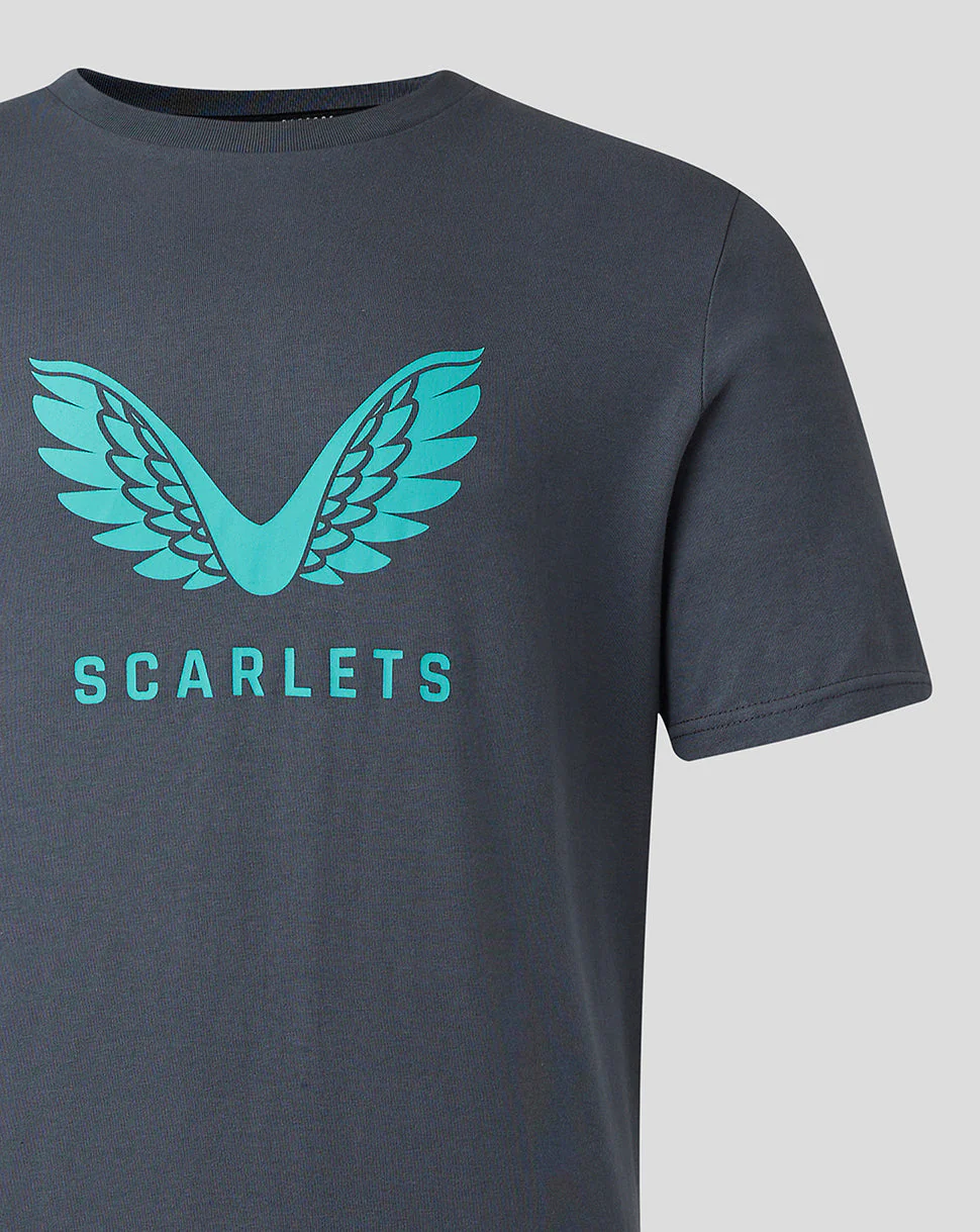 Scarlets Junior 23/24 Cotton Logo T-Shirt