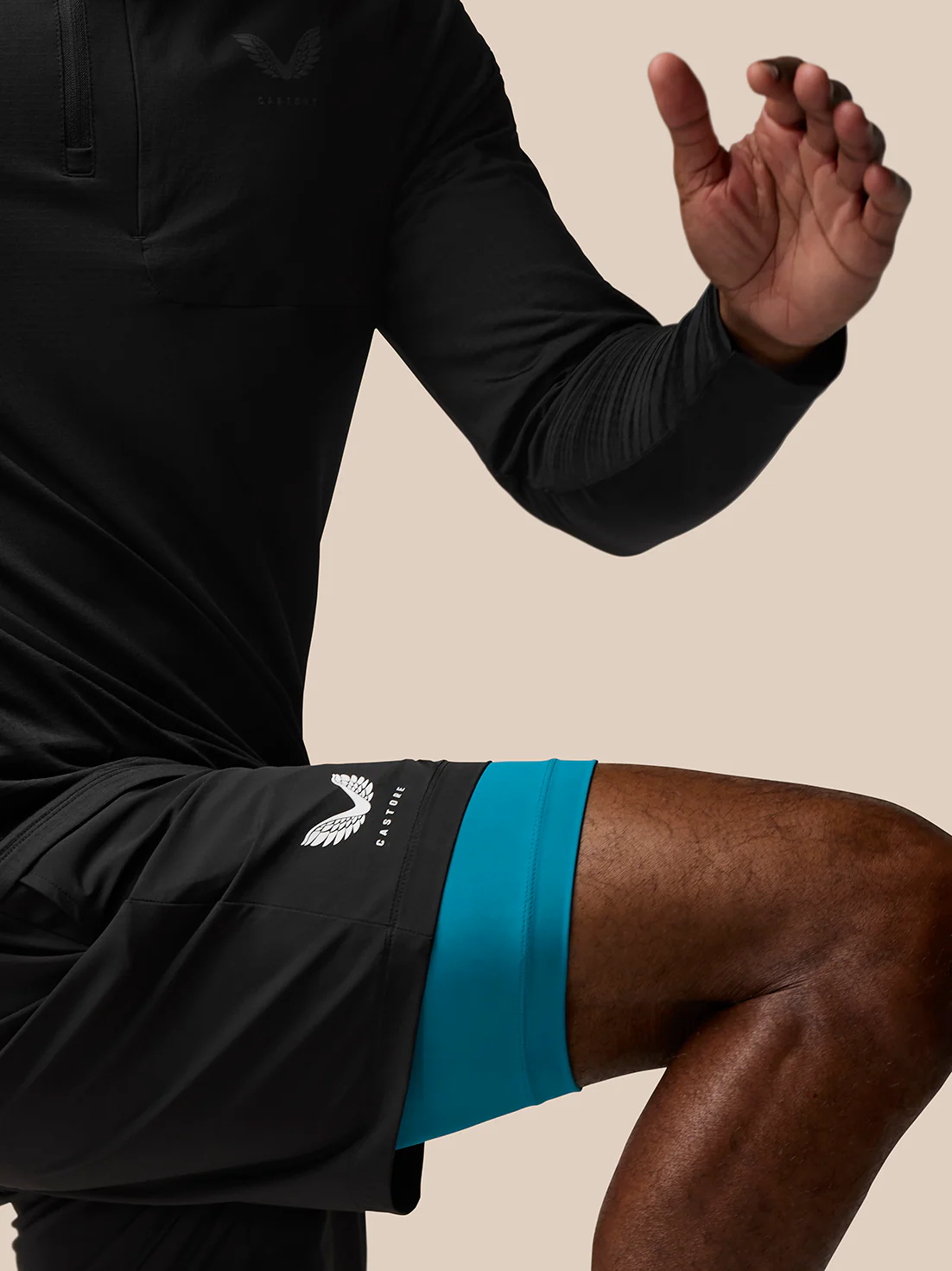 Flow Training Shorts - Dark Aqua