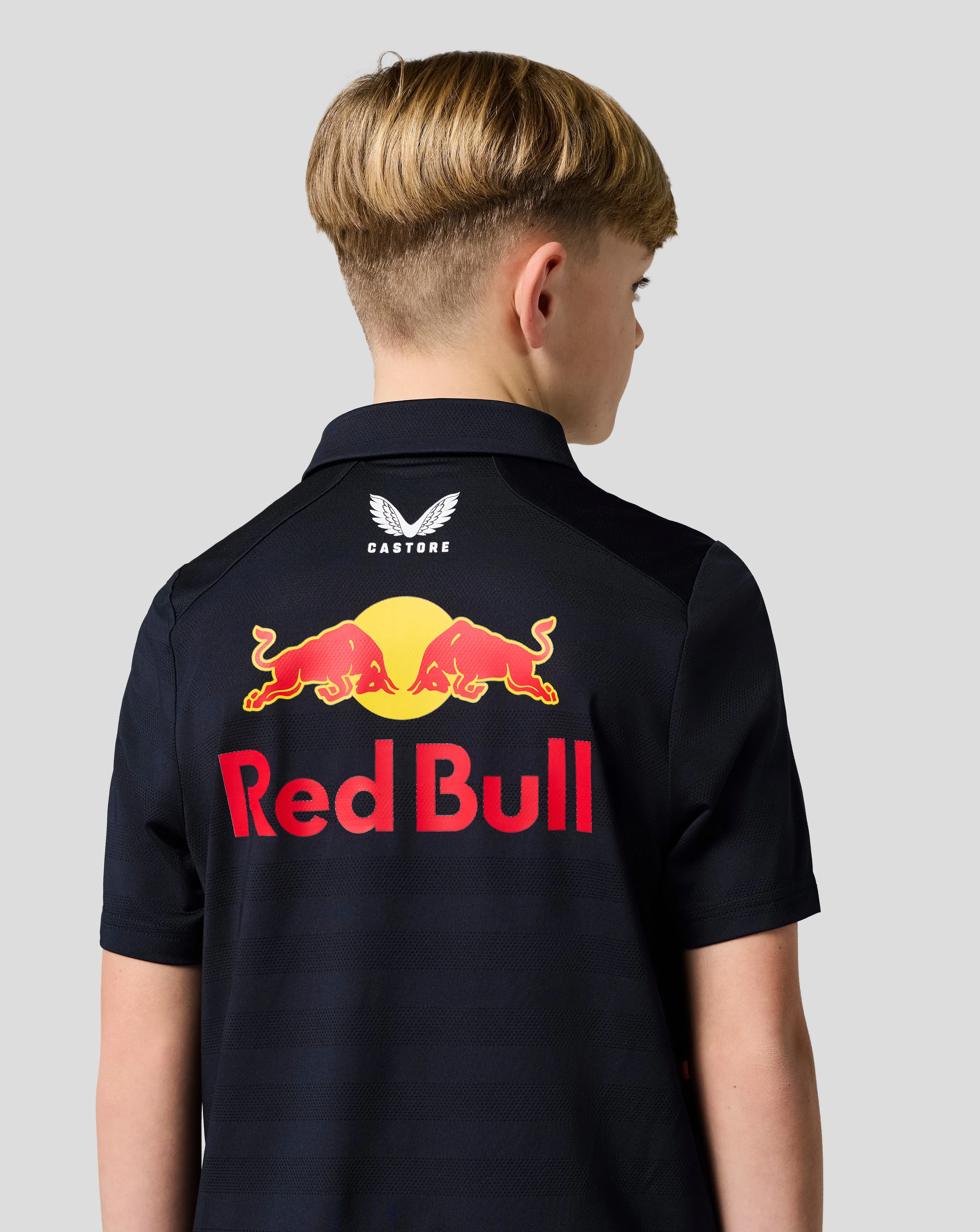 Oracle Red Bull Racing Junior Teamline Max Verstappen Short Sleeve Polo Shirt - Night Sky