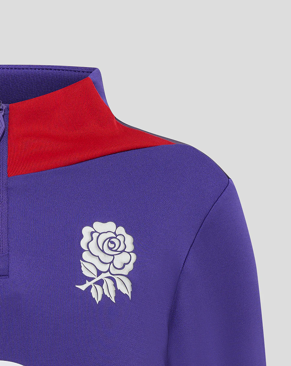 England Rugby Junior Mid Layer Top (O2) - Purple