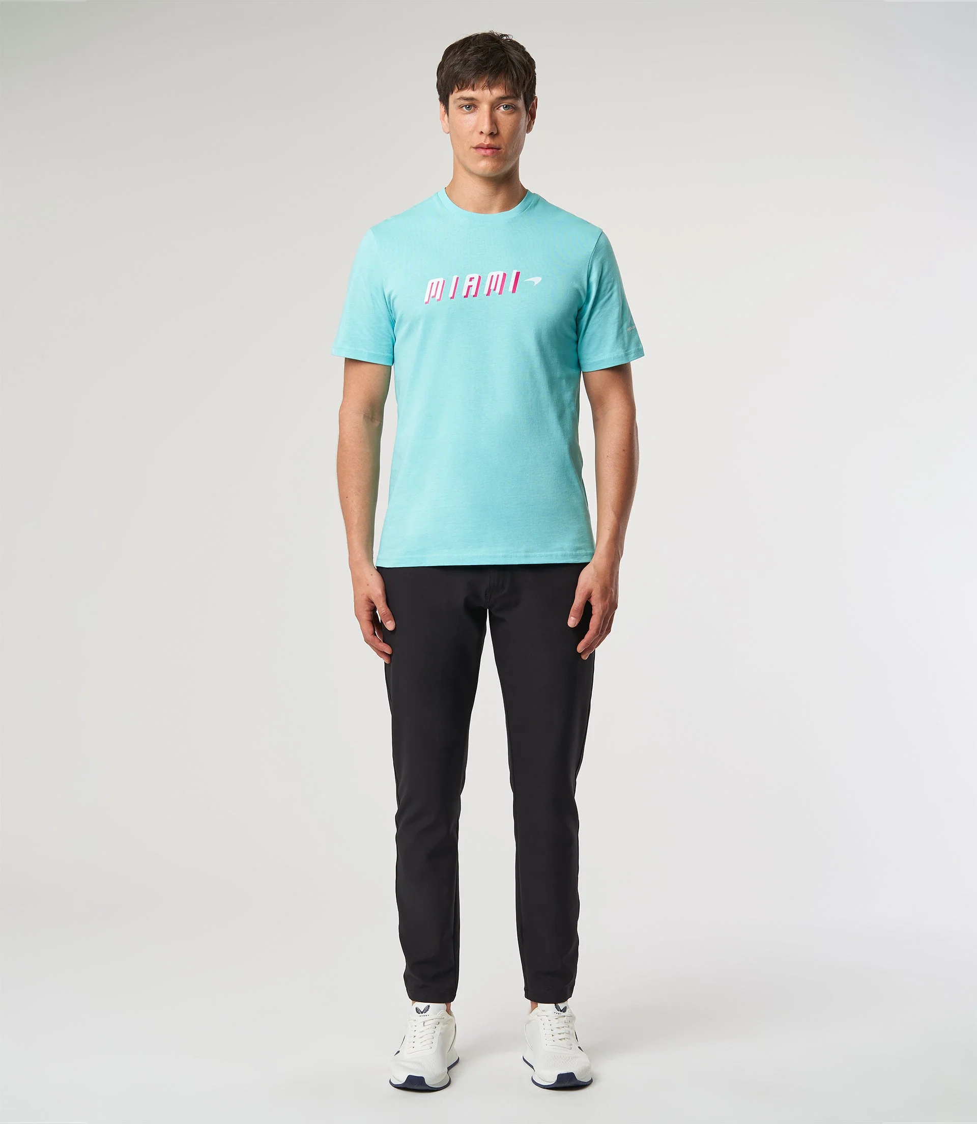 Aqua McLaren Miami Graphic T-Shirt