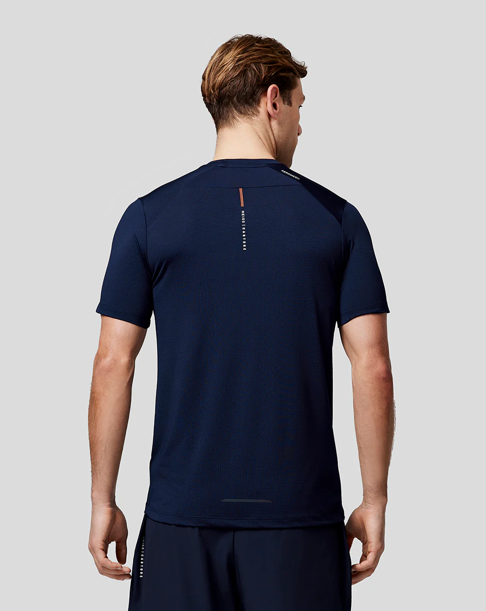 Men’s Reiss Short Sleeve Performance T-Shirt - Midnight Navy
