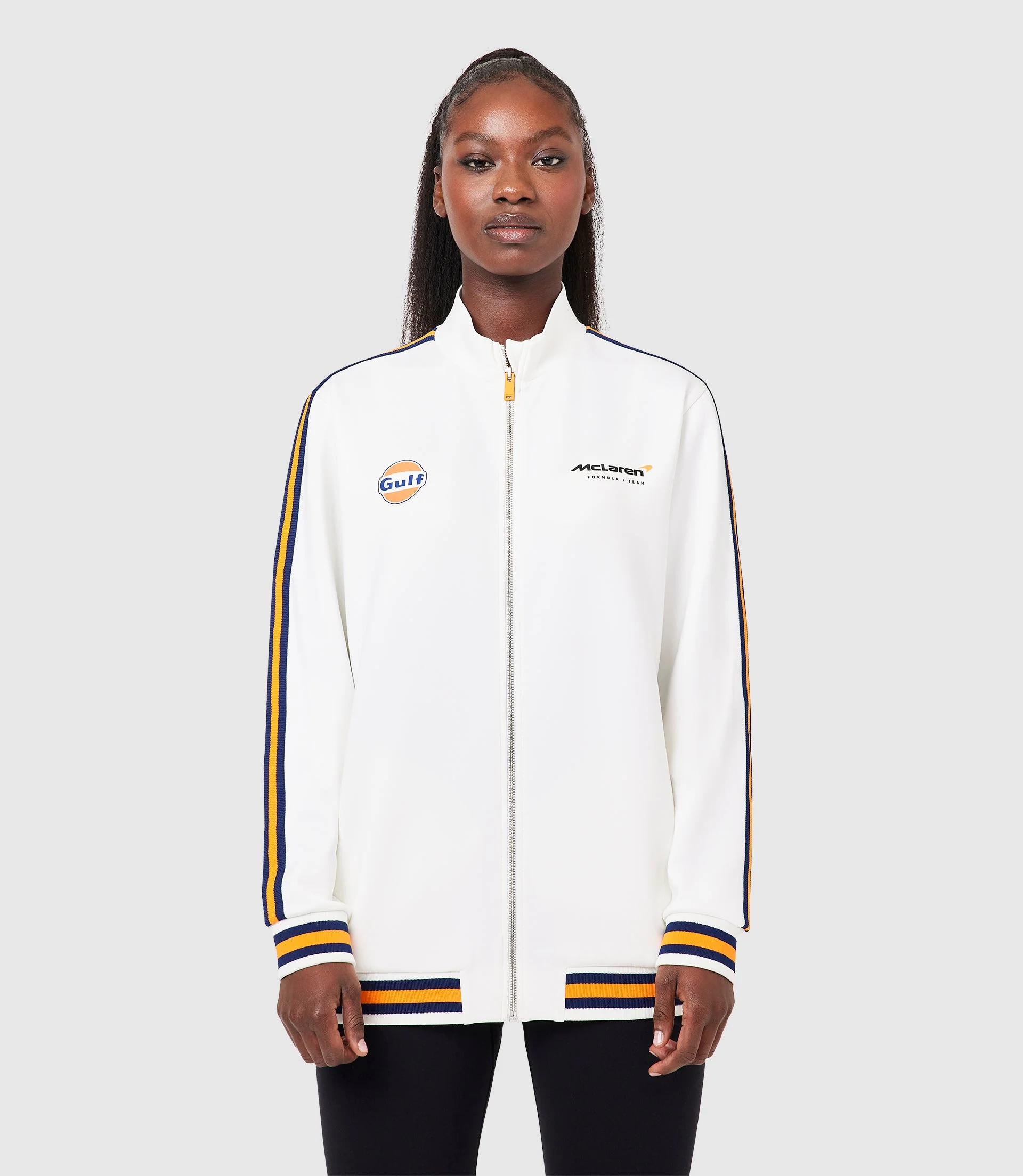White McLaren Gulf Track Jacket