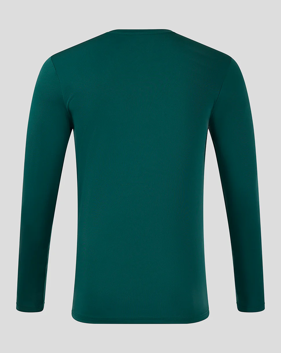 LS DOTS PRINTED TRAINING TEE  2 - BOTANICAL GARDEN / BAYBERRY