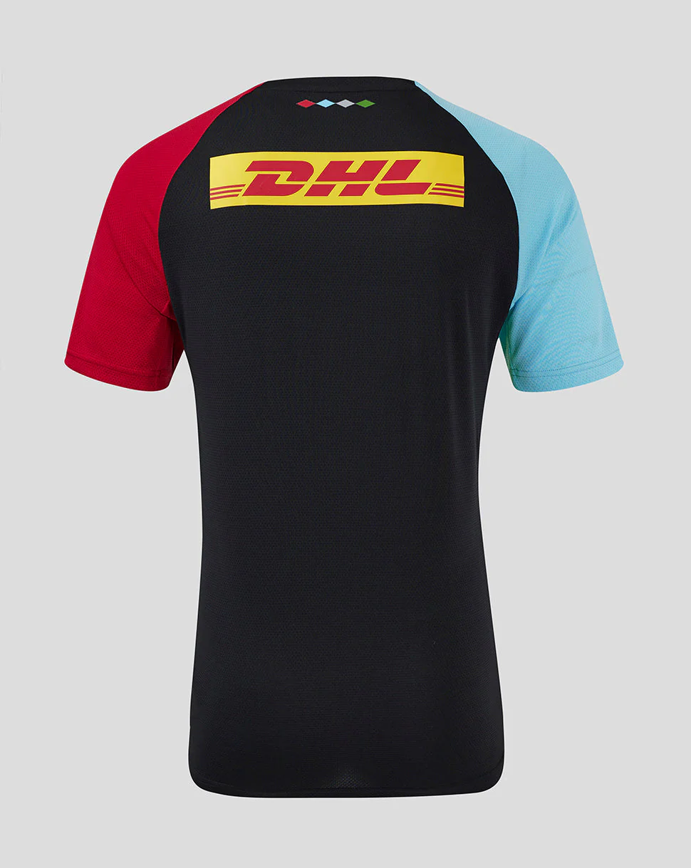 Harlequins Men's 24/25 Short Sleeve Training Tee - Black