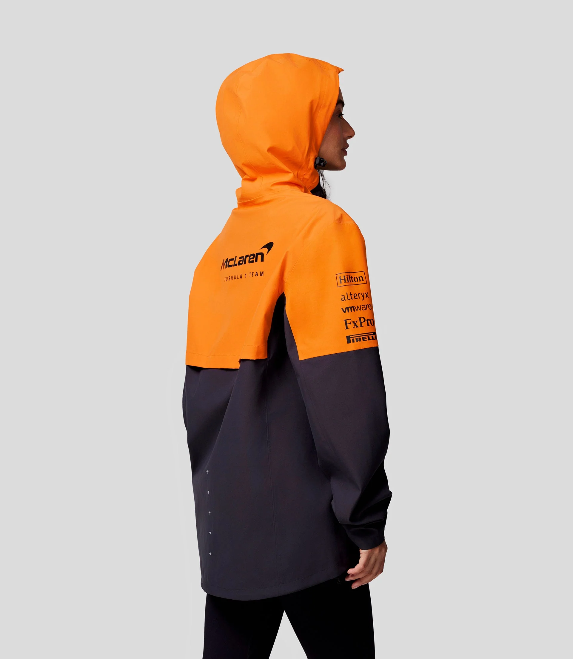 McLaren Unisex Official Teamwear Lightweight Rain Jacket Formula 1