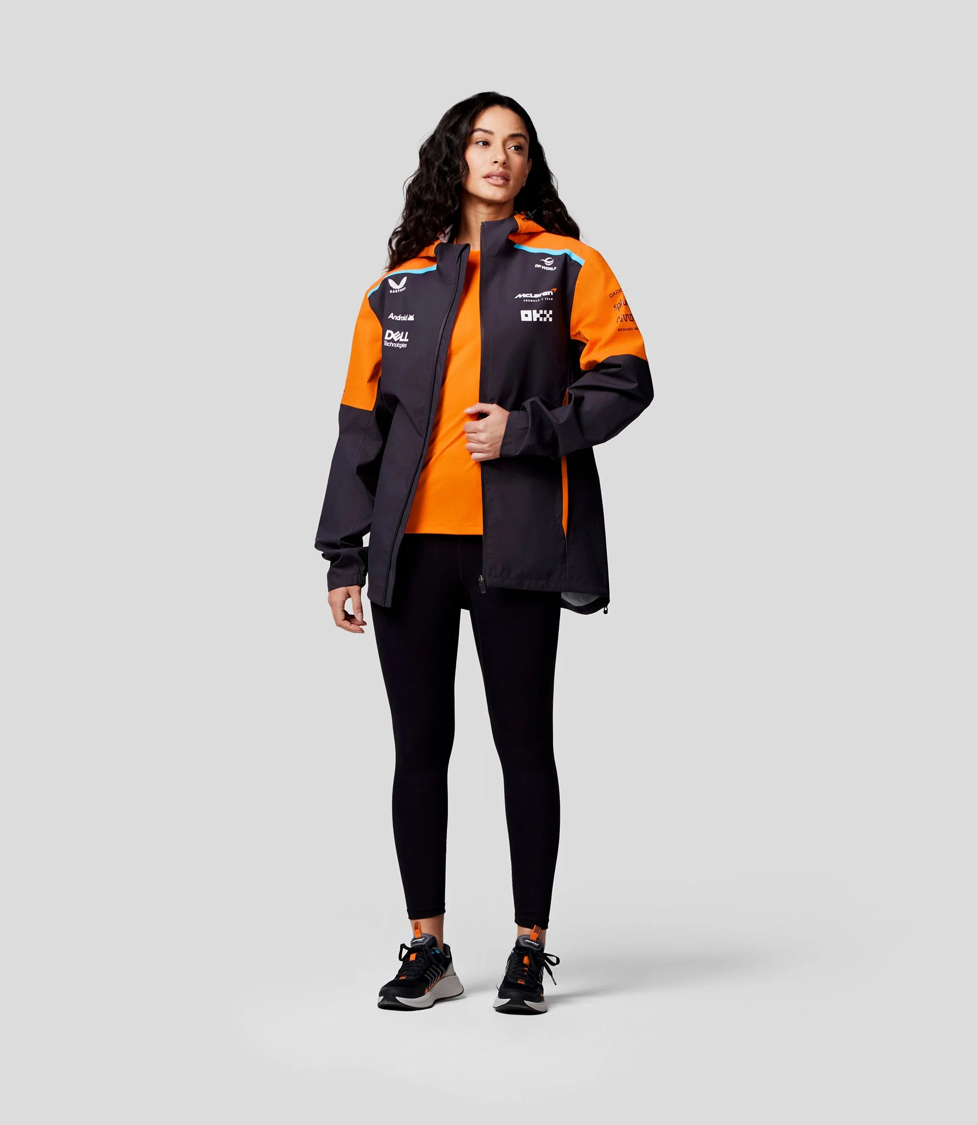 McLaren Unisex Official Teamwear Lightweight Rain Jacket Formula 1
