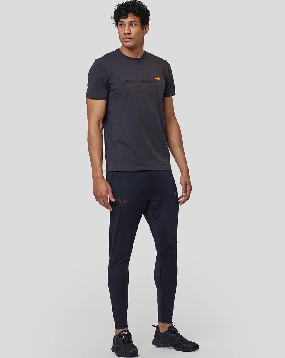 Dark Grey McLaren Active Dualbrand Fanwear T-Shirt