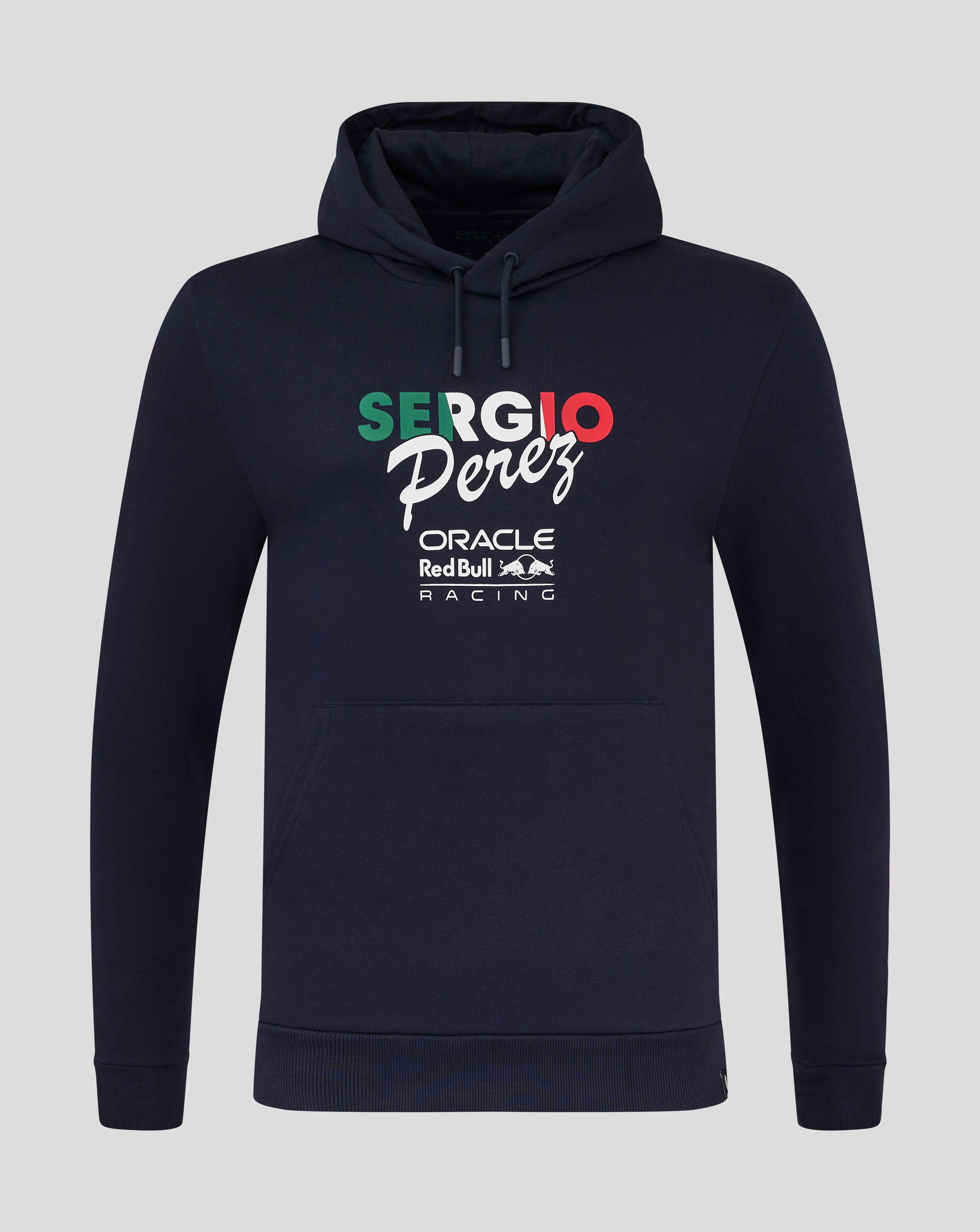 Oracle Red Bull Racing Sergio Perez Flag Overhead Hoodie - Night Sky