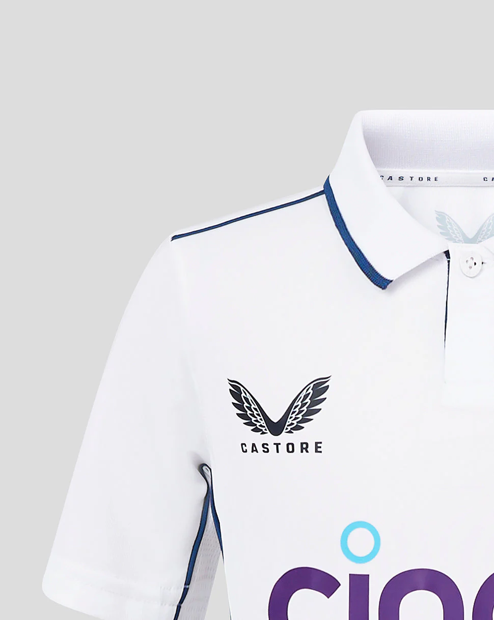 England Cricket 2024 Infant Test Short Sleeve Shirt