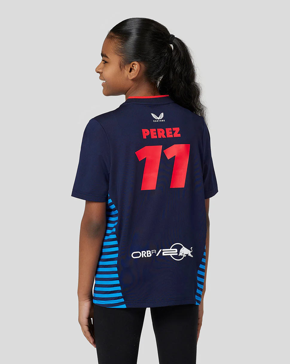Oracle Red Bull Racing Junior Official Teamline Sergio Checo Perez T-Shirt - Night Sky