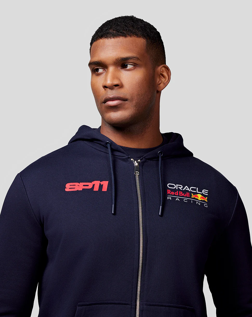 Oracle Red Bull Racing Unisex Checo Race Car Zip Hoodie - Night Sky