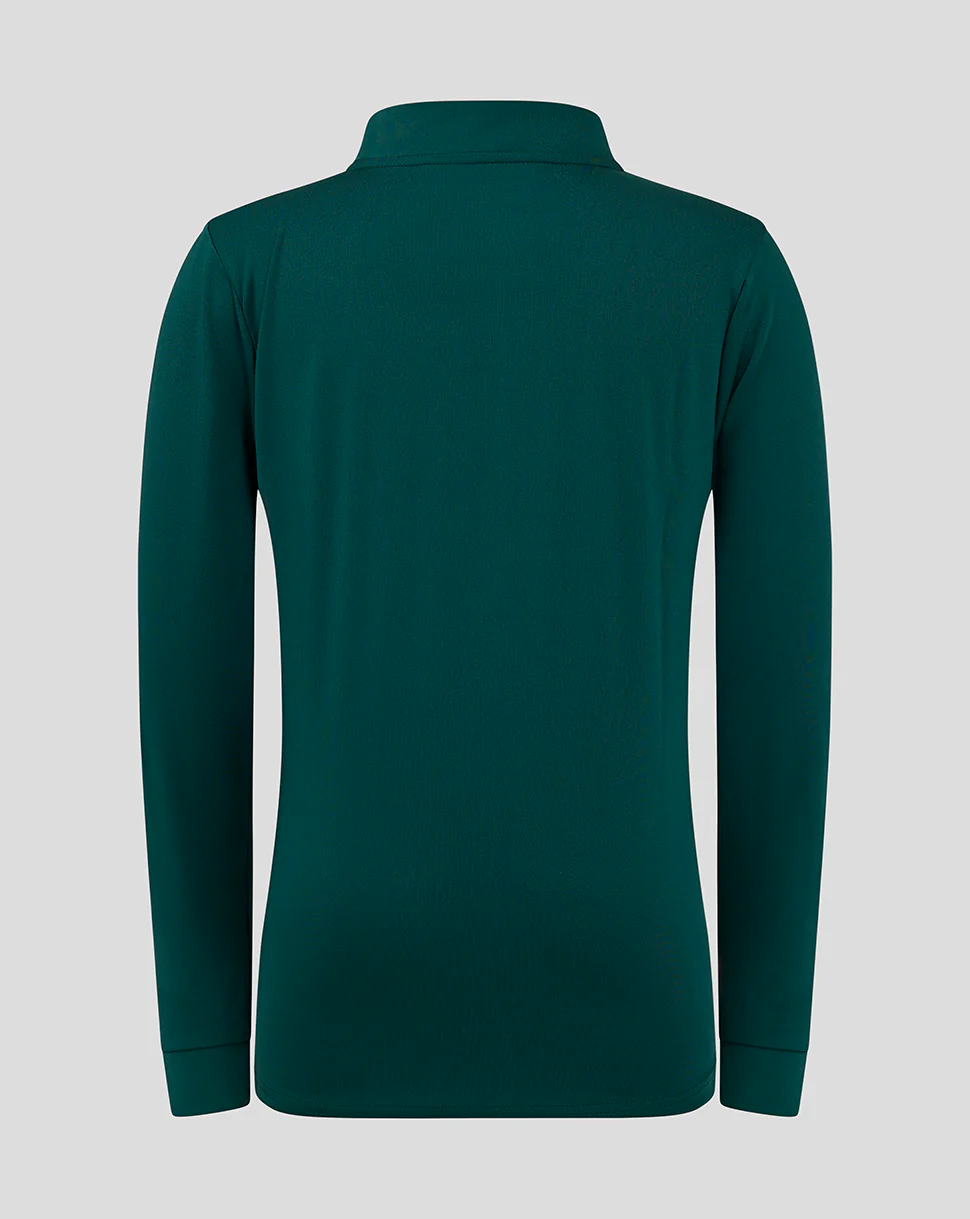 BOMBER NECK 1/4 ZIP - BOTANICAL GARDEN