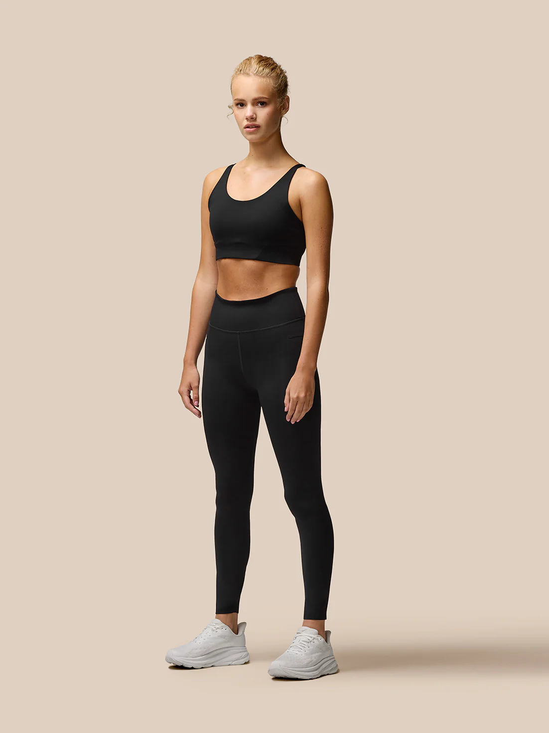 Flow Training Sports Bra - Black