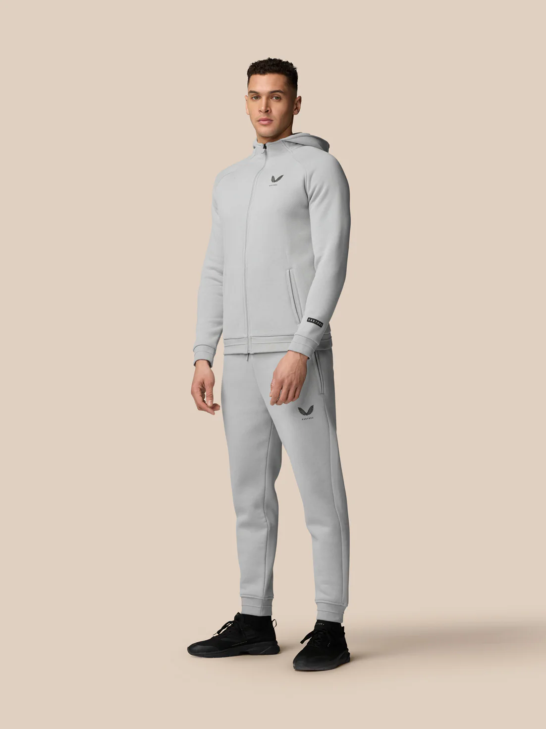 Adapt Fleece Zip-Through Hoodie - Grey