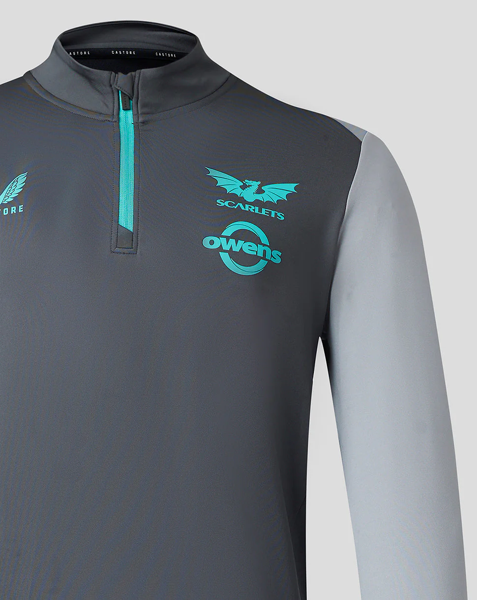 Scarlets Mens 23/24 Quarter Zip Midlayer