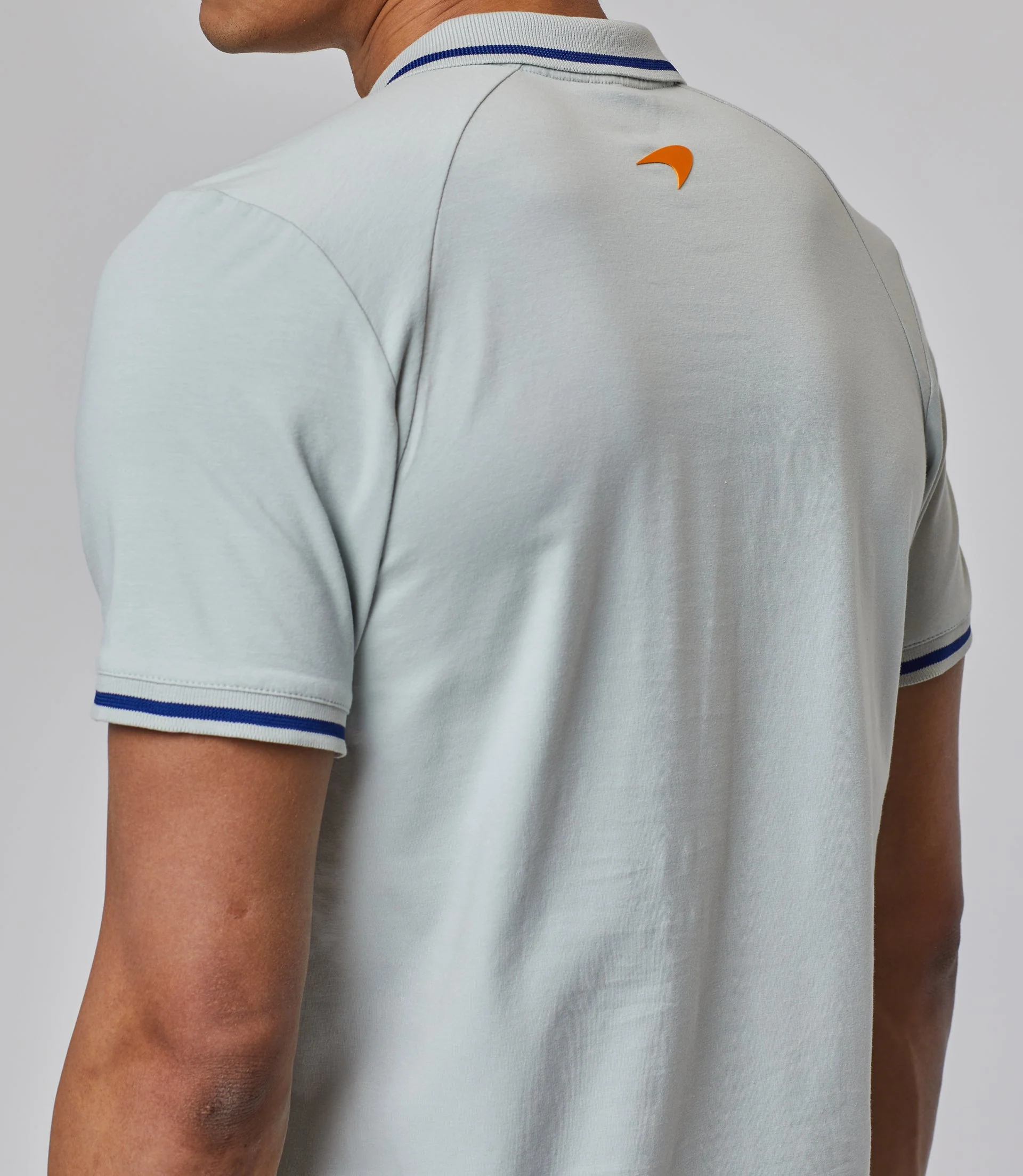 Light Grey McLaren Active Dualbrand Fanwear Polo