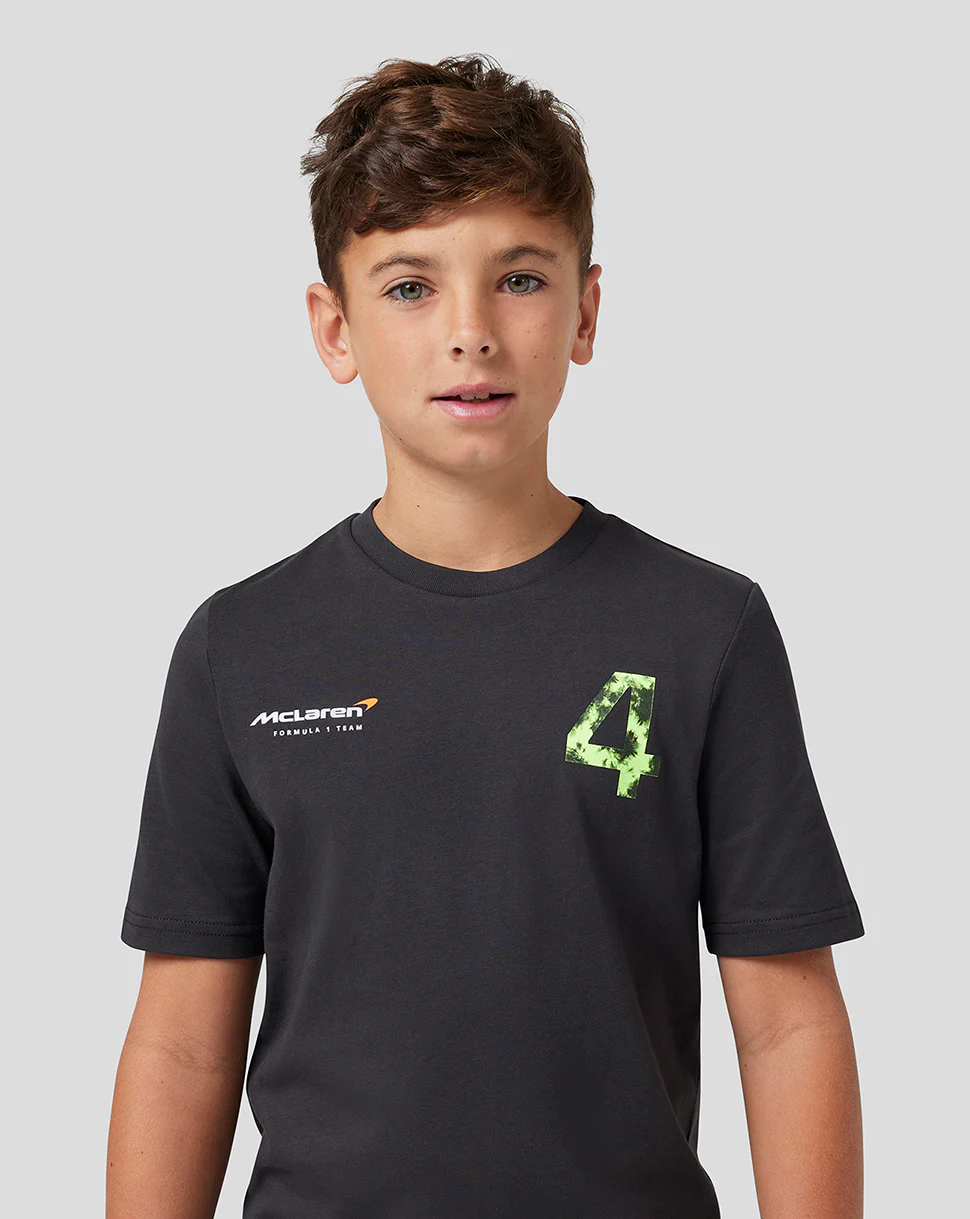 Junior McLaren Norris Silverstone T-Shirt - Phantom