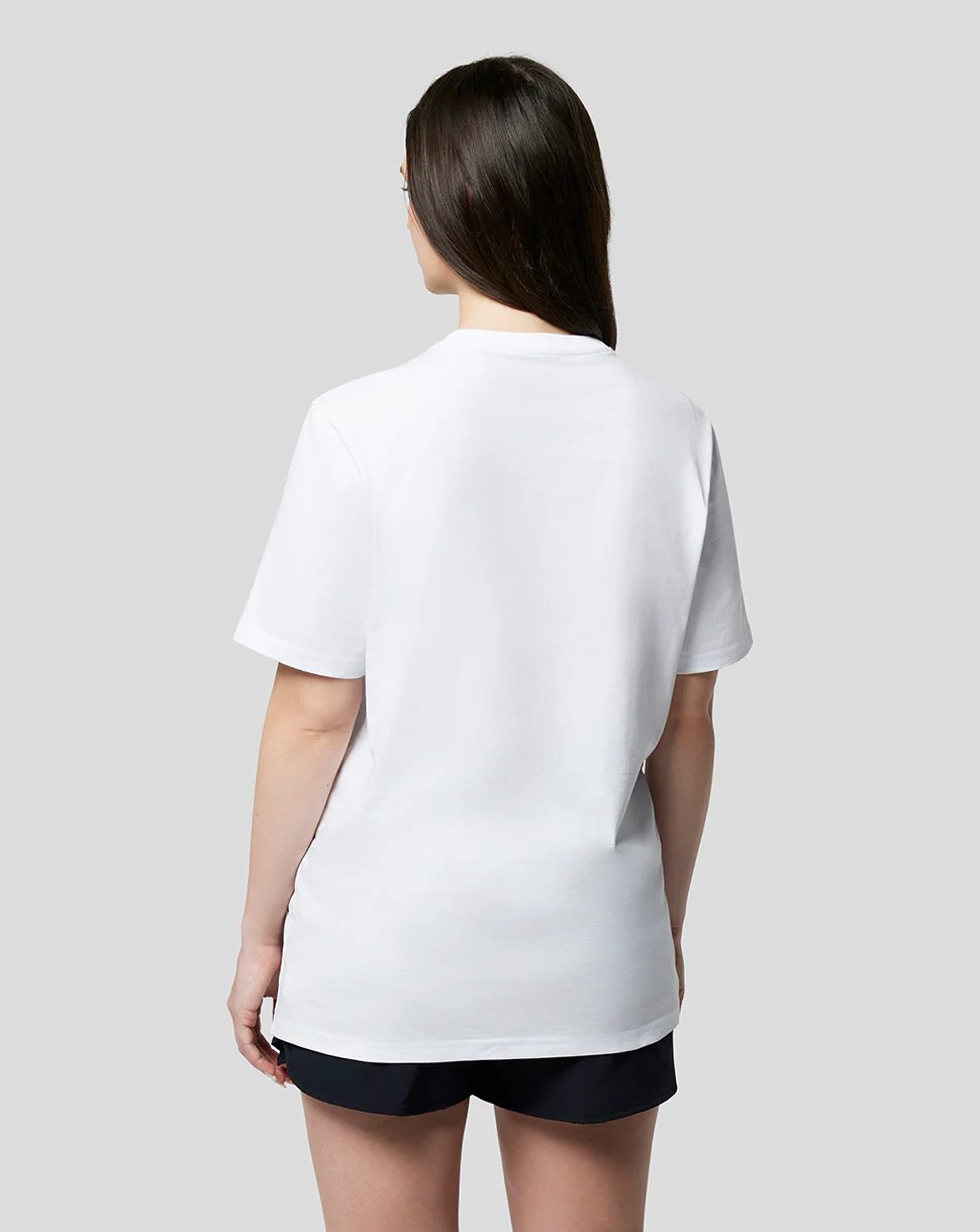 Oracle Red Bull Racing Unisex Large Front Logo T-Shirt - White