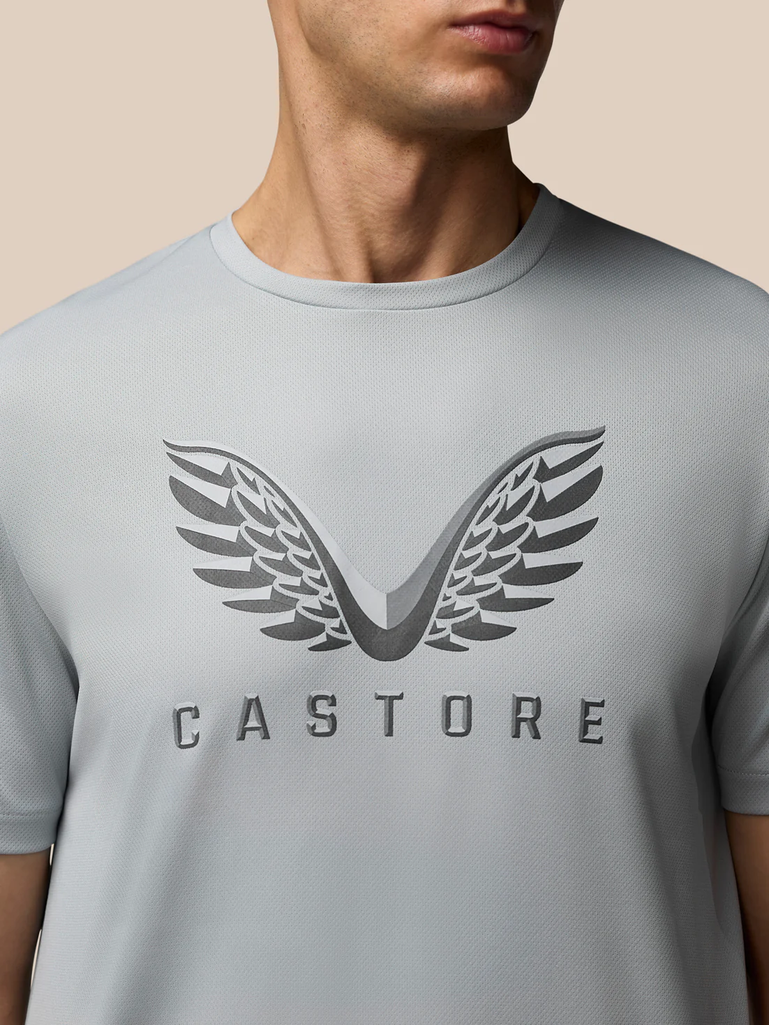 Adapt Graphic Training T-Shirt - Grey/White