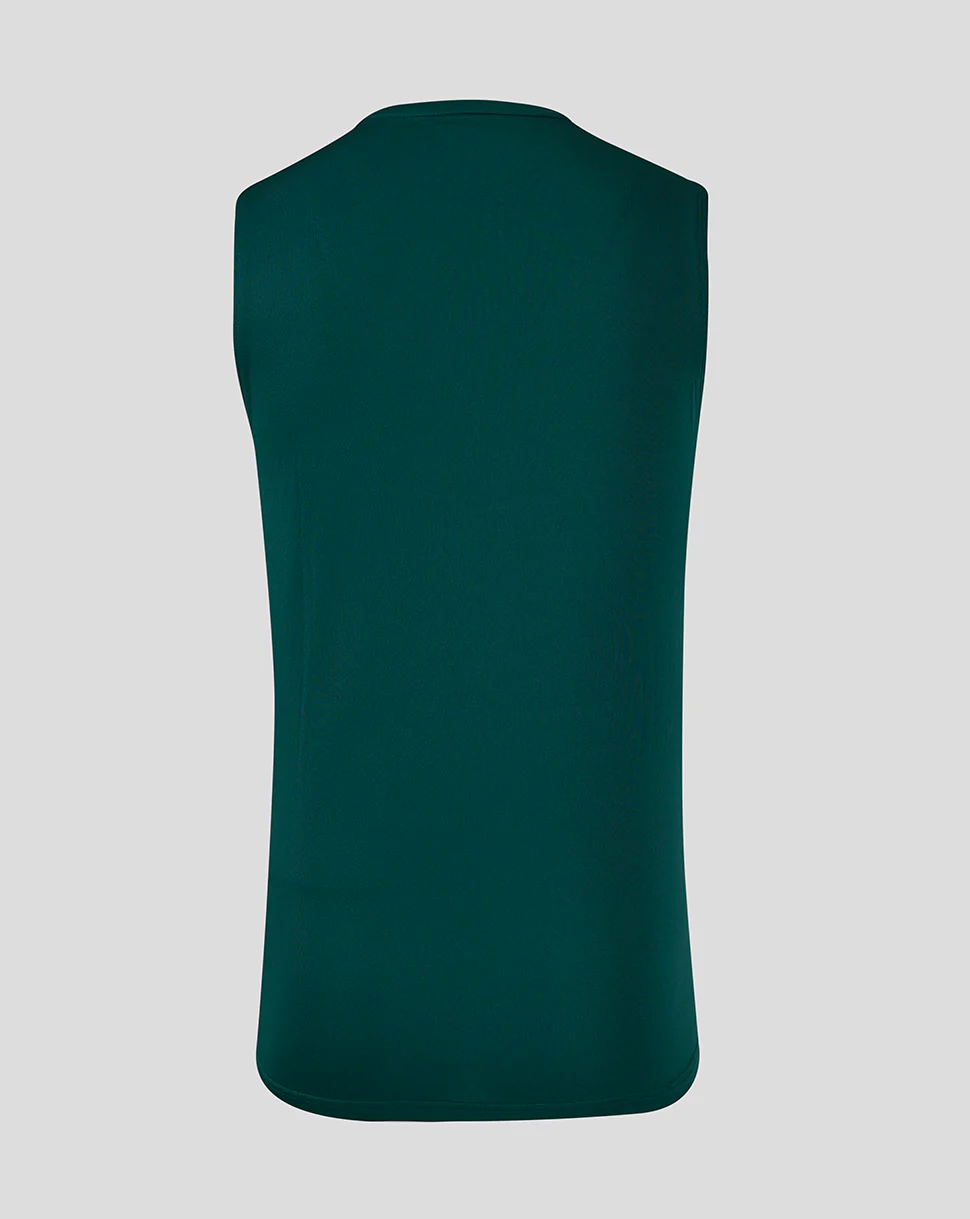 DOTS PRINTED MENS SINGLET - BOTANICAL GARDEN / BAYBERRY