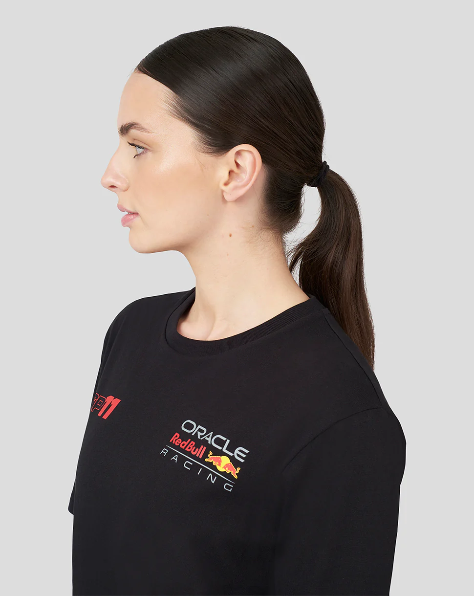 ORACLE RED BULL RACING UNISEX DRIVER SERGIO CHECO PEREZ T-SHIRT - BLACK