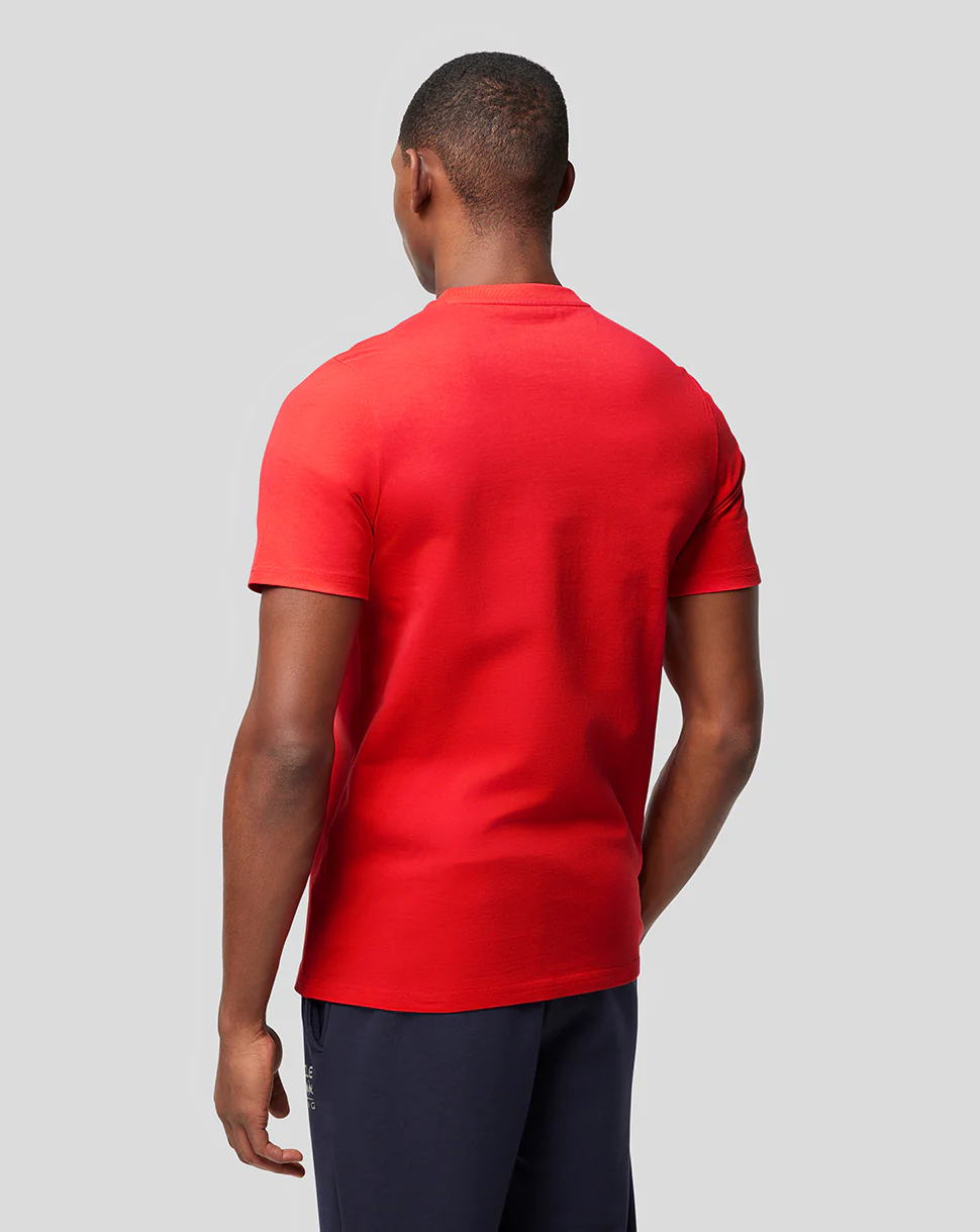 Oracle Red Bull Racing Unisex Large Front Logo T-Shirt - Flame Scarlet