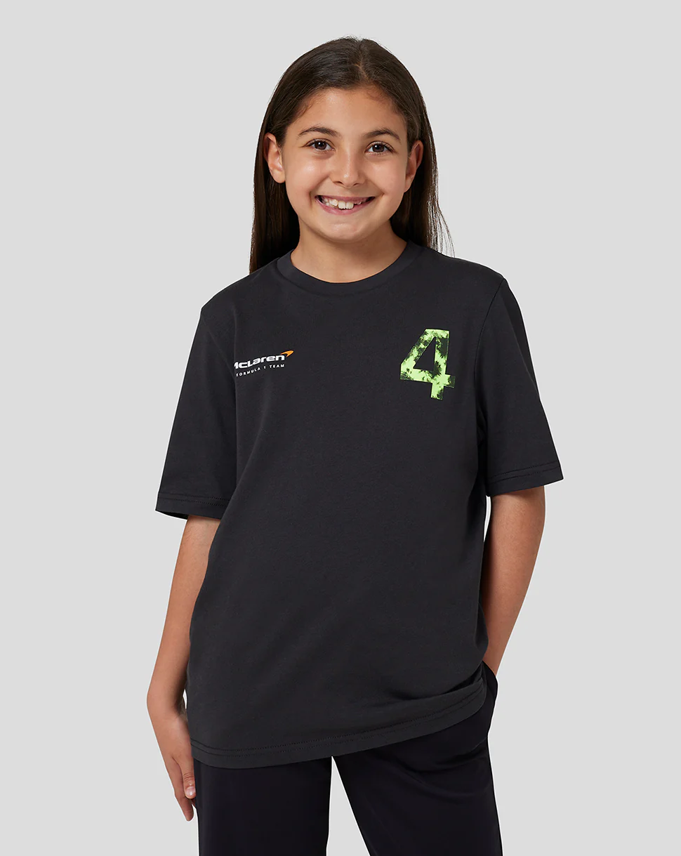 Junior McLaren Norris Silverstone T-Shirt - Phantom