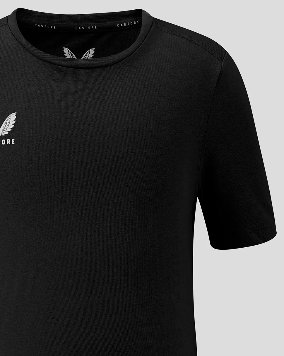 Junior Cotton Leisure Tee - Caviar