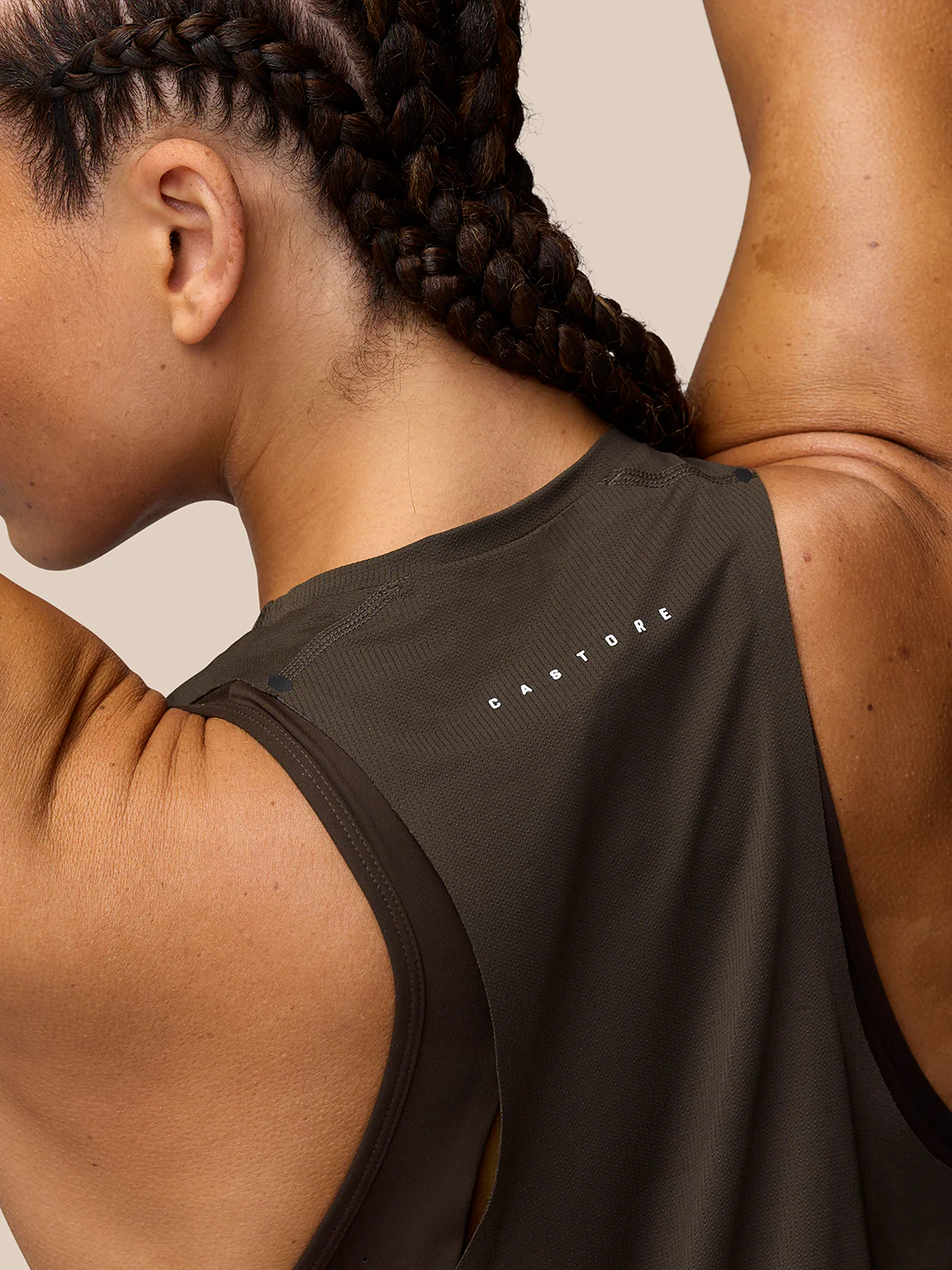 Zone Training Tank Top - Brown