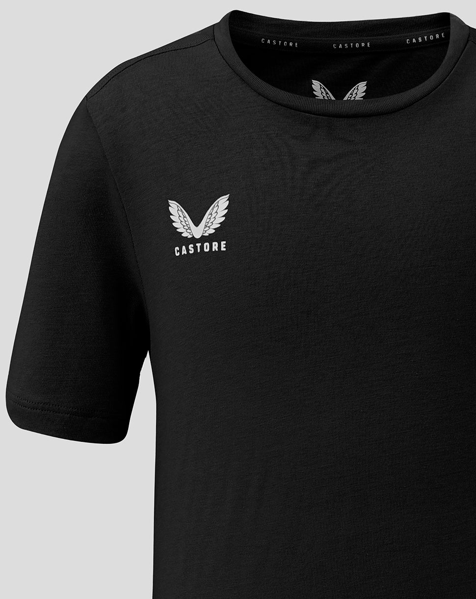 Junior Cotton Leisure Tee - Caviar