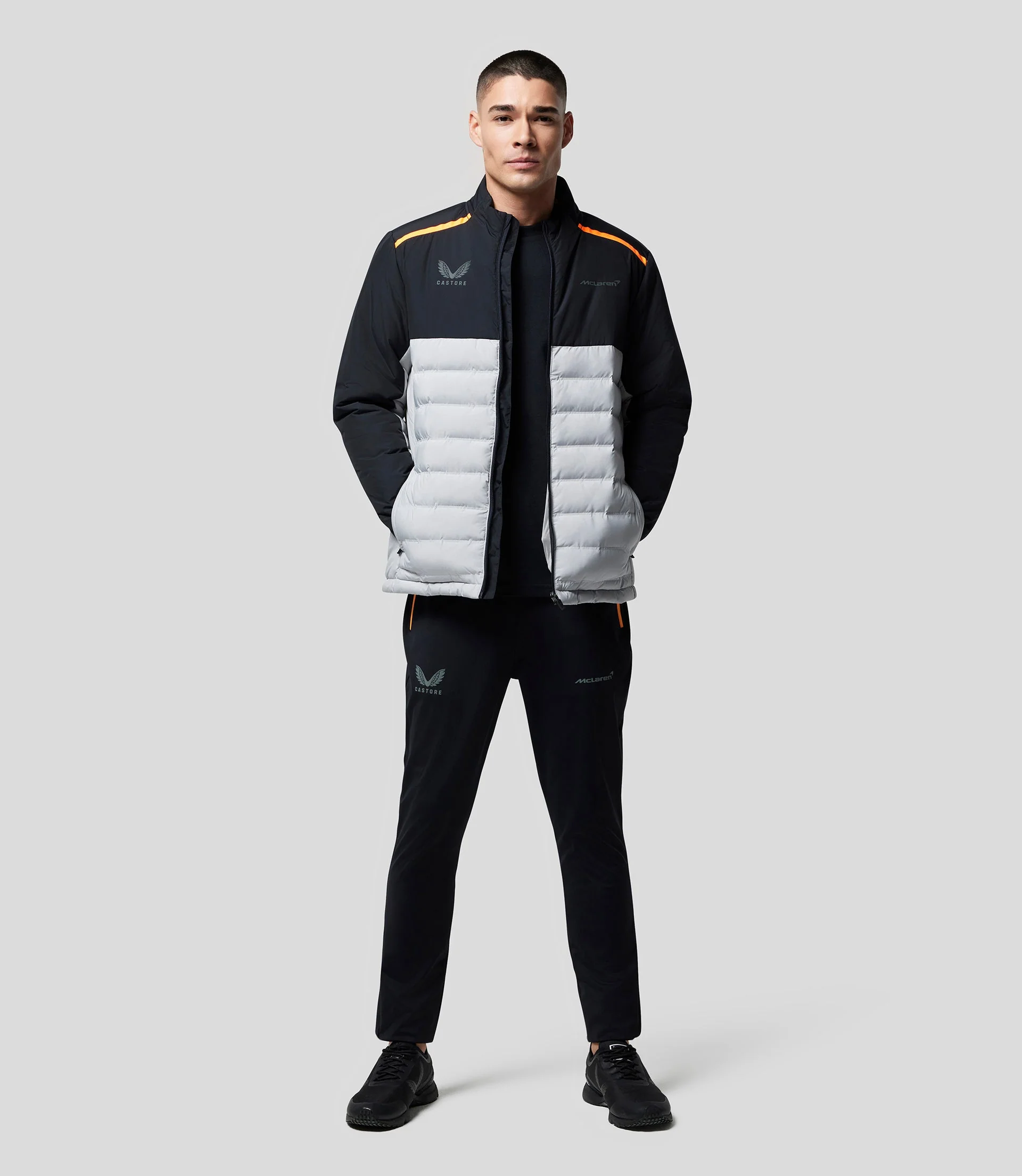 McLAREN PERFORMANCE PADDED JACKET - HARBOUR MIST