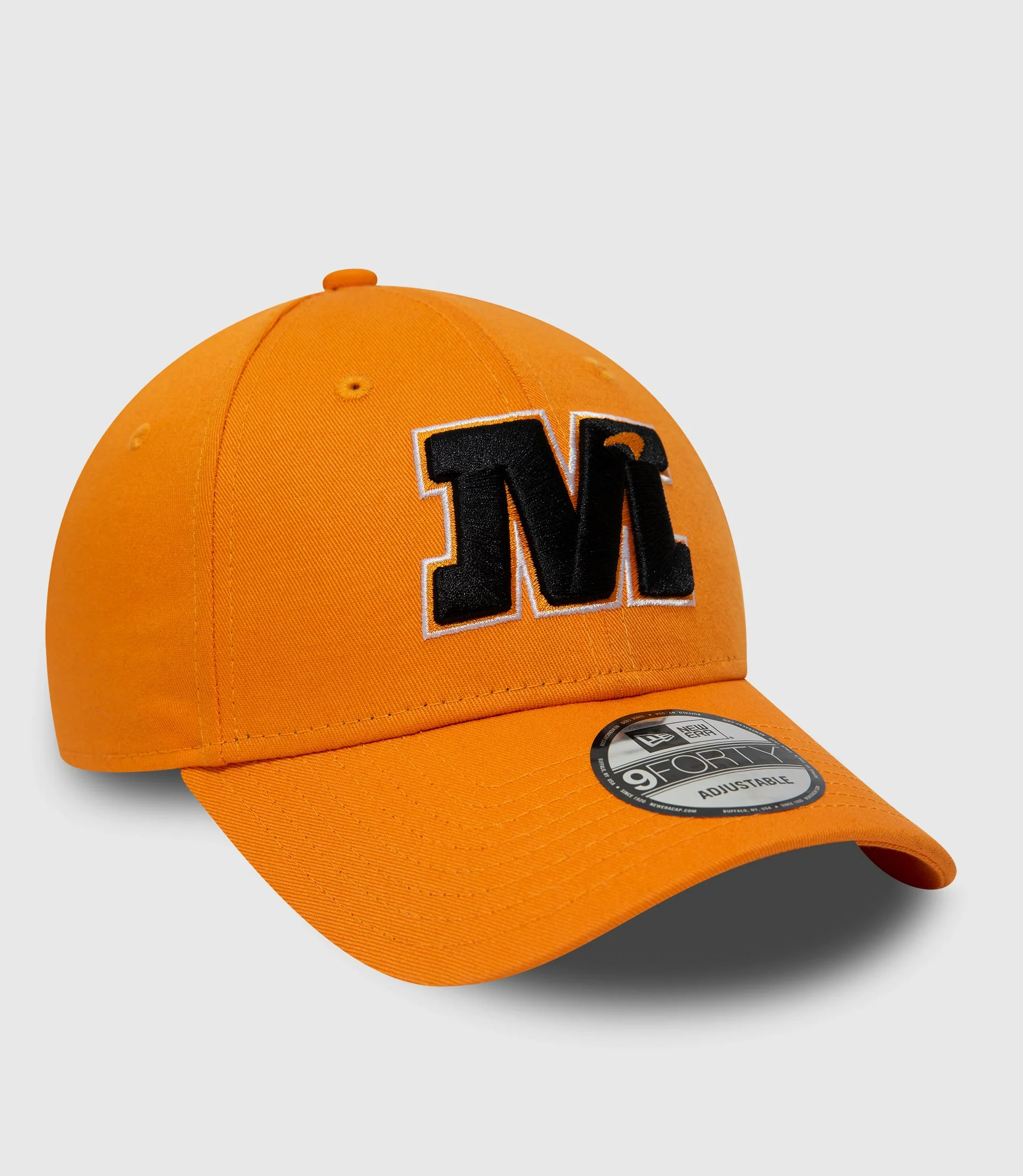 Papaya Mclaren Usa Varsity M Logo 9Forty Cap - New Era