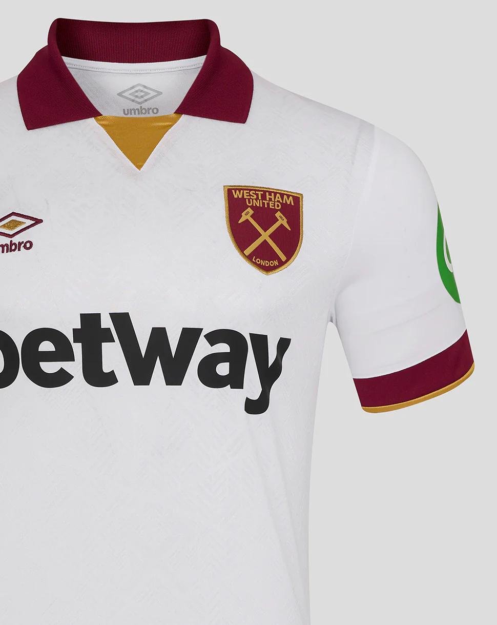 West Ham 24/25 Men's Third Jersey SS - White