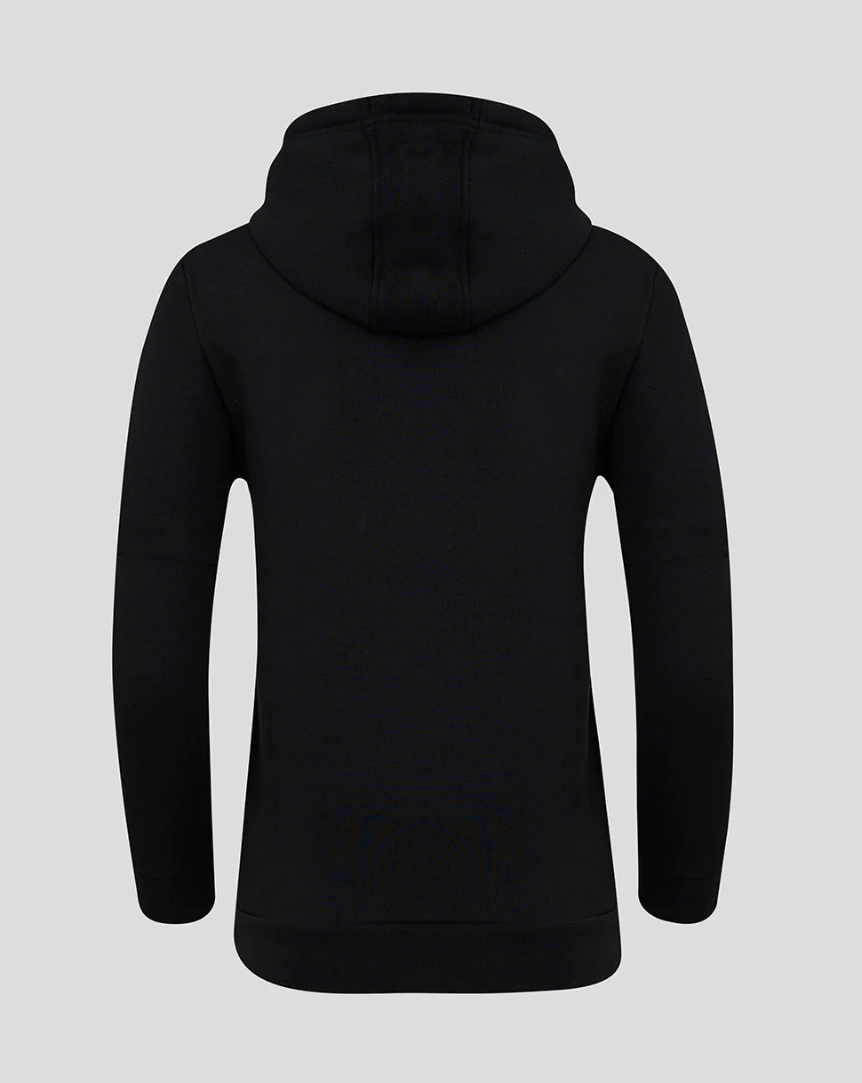 Ulster Womens 24/25 Cotton Rich Brushed Back Hoody - Caviar