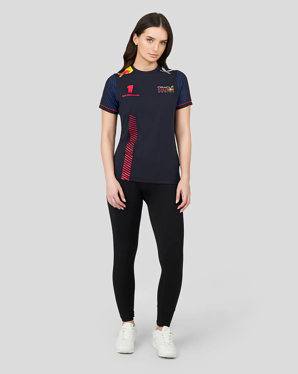 ORACLE RED BULL RACING WOMENS T-SHIRT DRIVER MAX VERSTAPPEN - NIGHT SKY