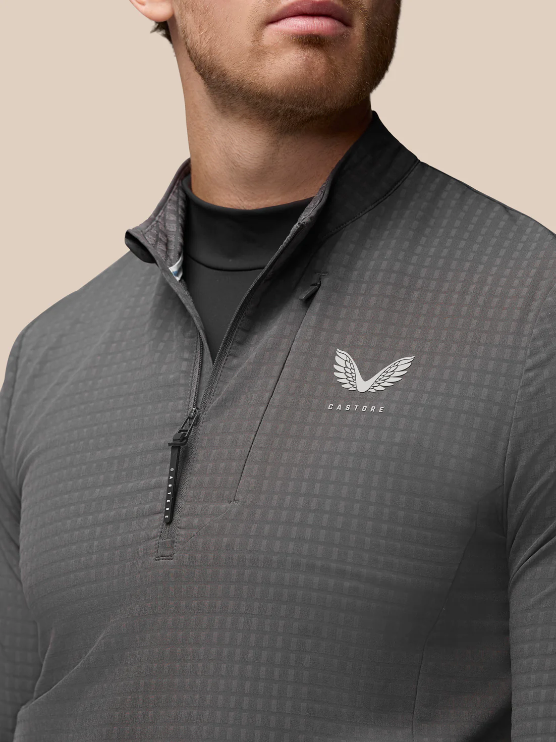 Golf 1/2 Zip Top - Grey