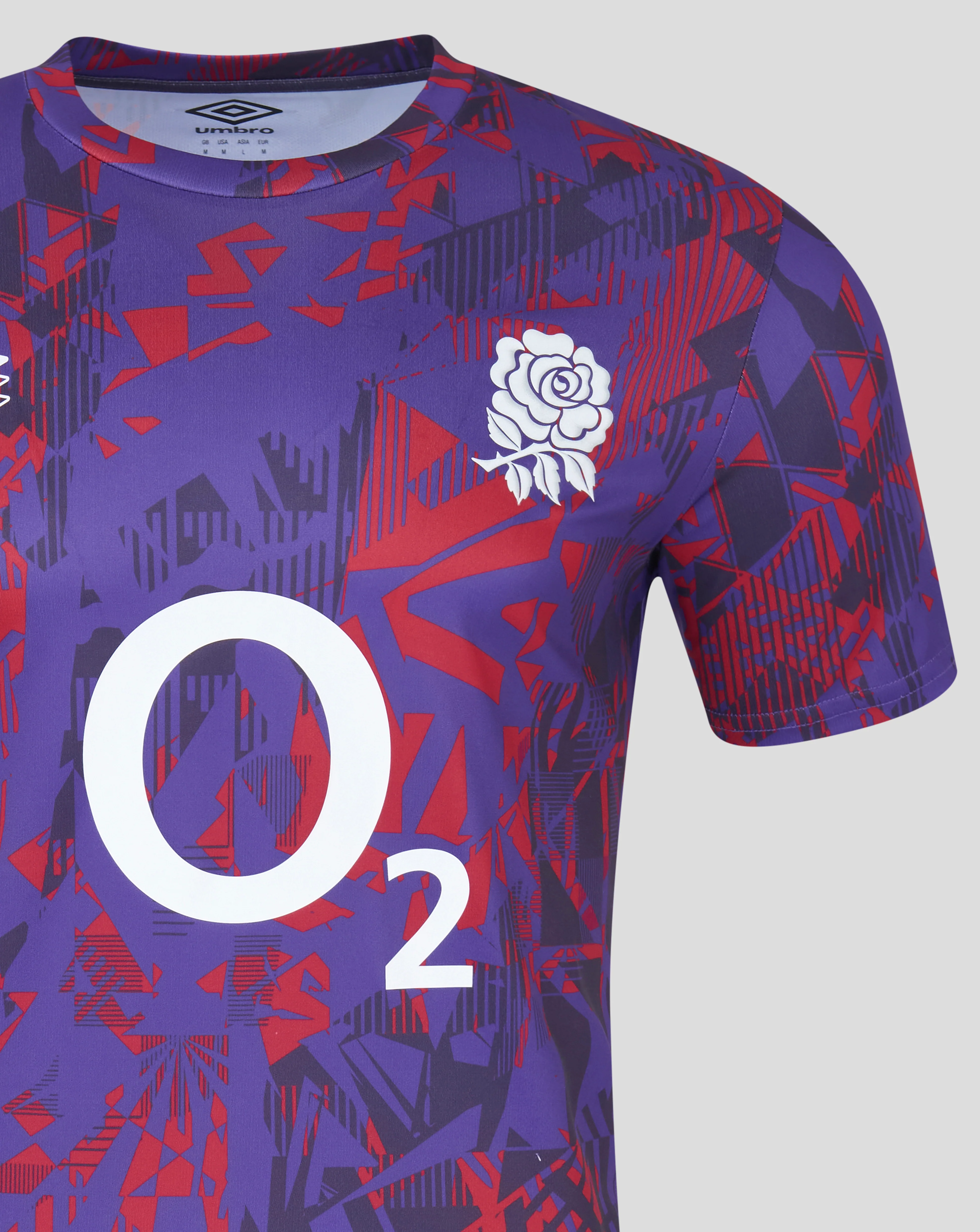 England Rugby Warm Up Jersey (O2) - Prism Violet